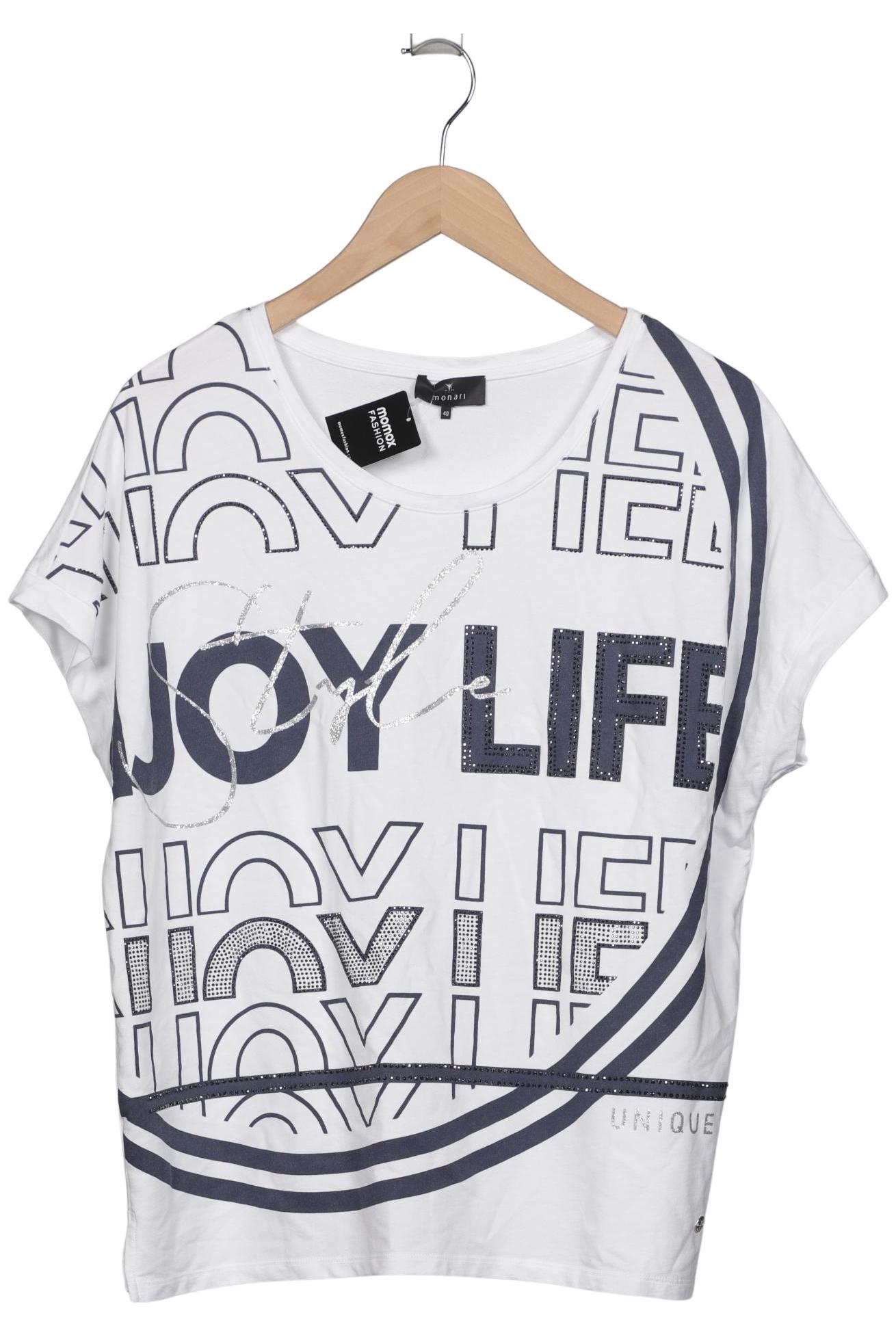 

monari Damen T-Shirt, weiß, Gr. 40