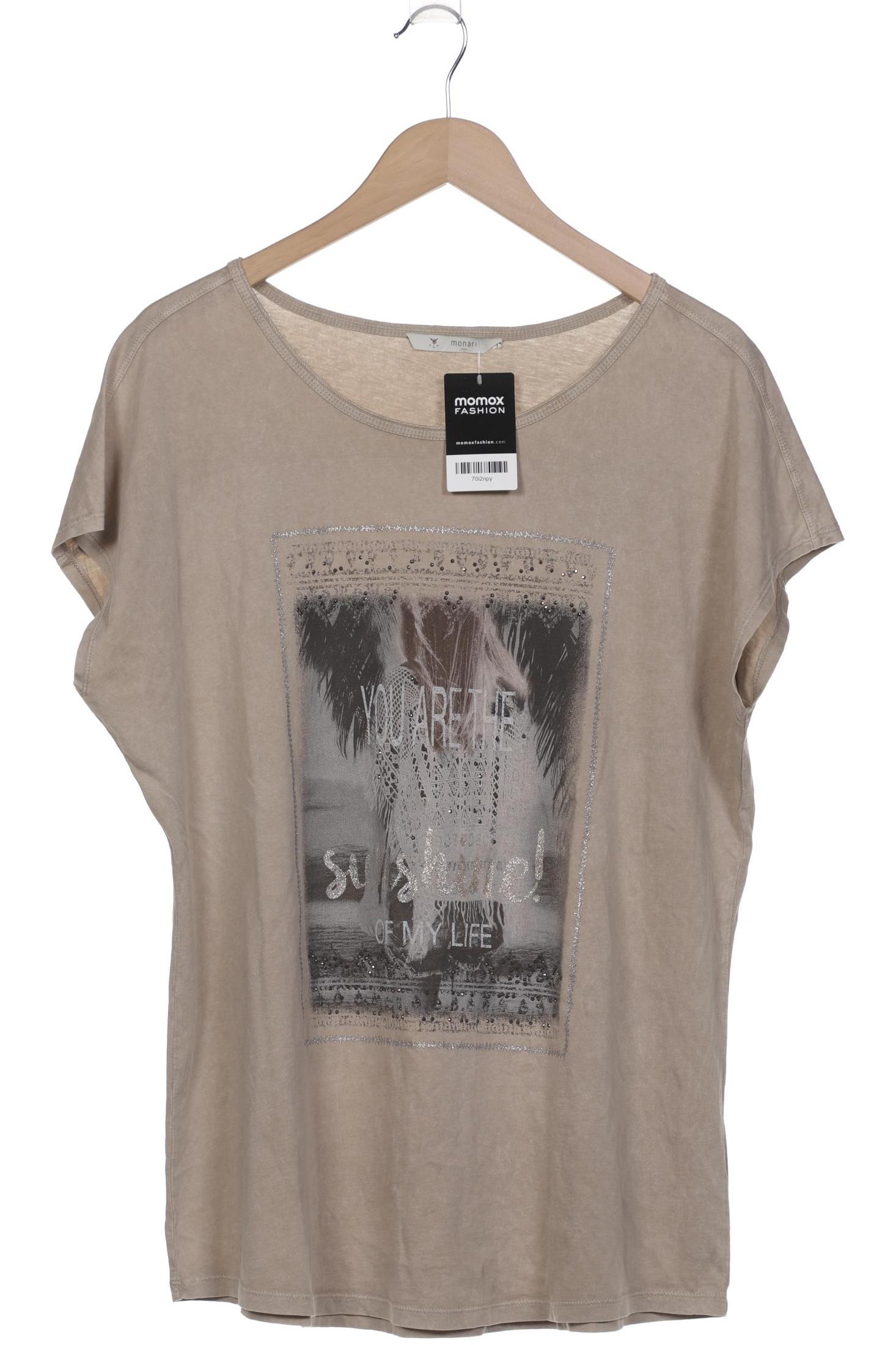 

monari Damen T-Shirt, beige, Gr. 46