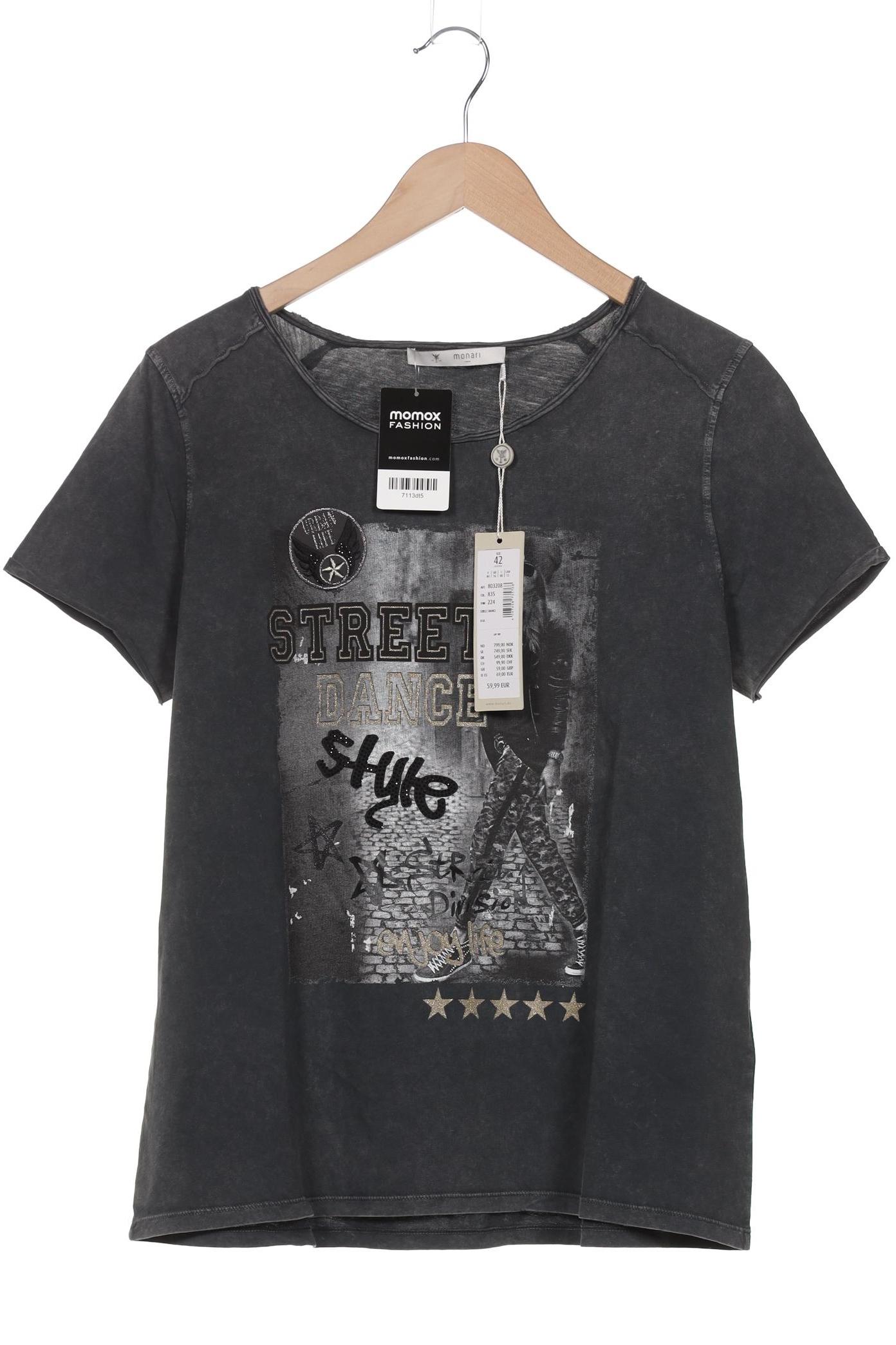 

monari Damen T-Shirt, grau, Gr. 42