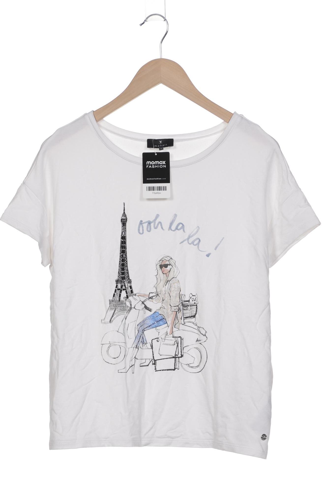 

monari Damen T-Shirt, weiß, Gr. 36