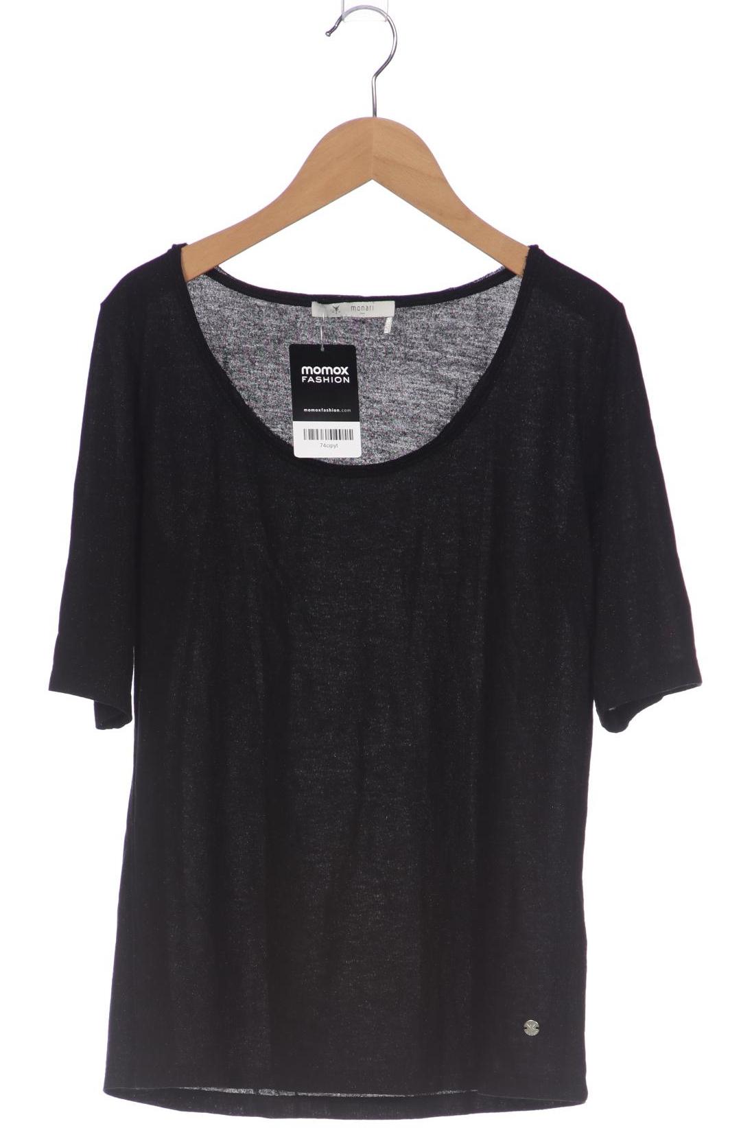 

monari Damen T-Shirt, schwarz, Gr. 36
