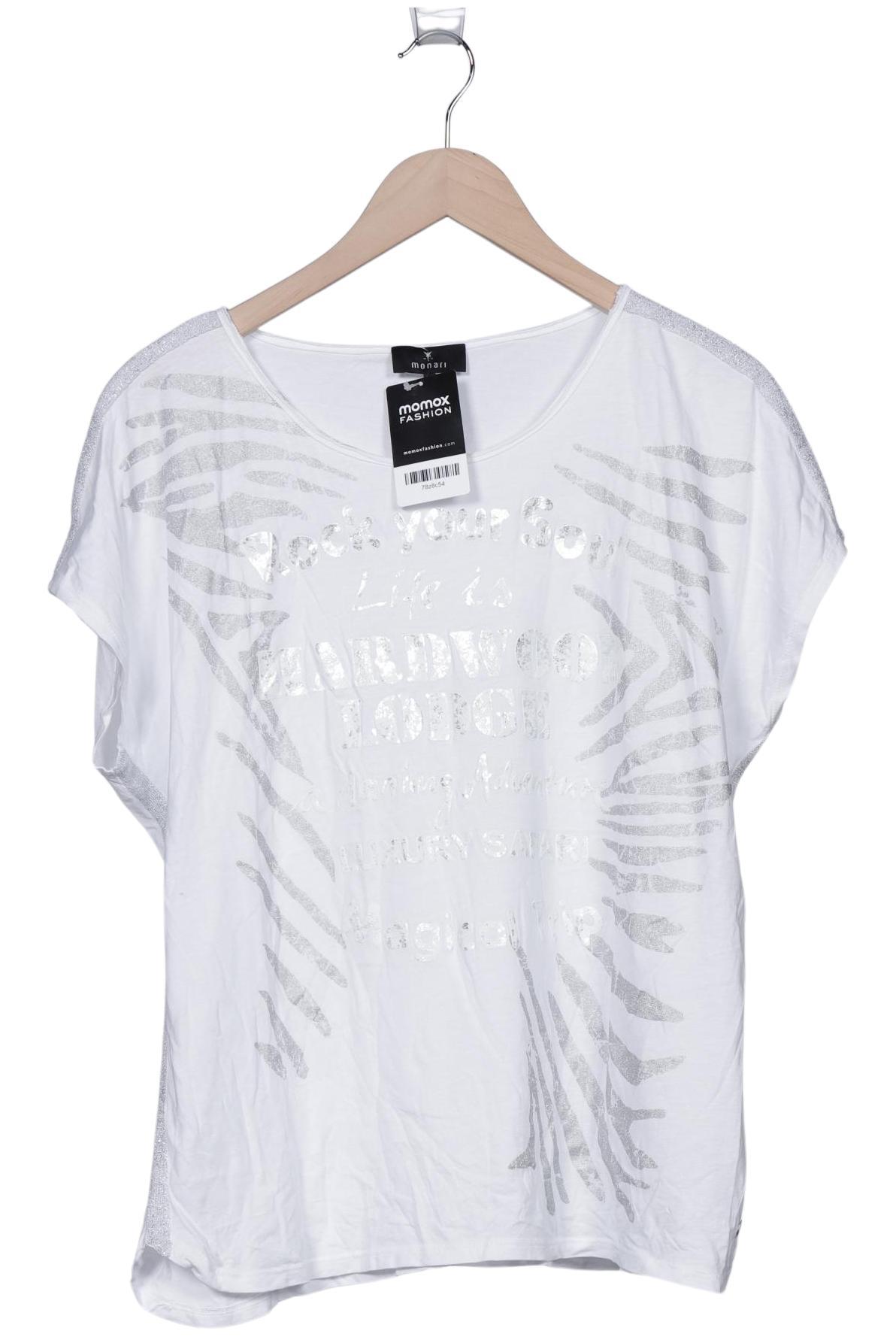 

monari Damen T-Shirt, weiß, Gr. 42