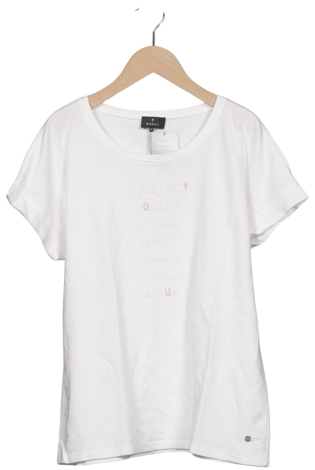 

monari Damen T-Shirt, weiß, Gr. 38