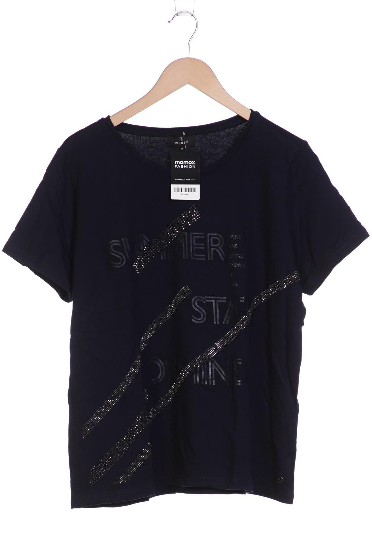 

monari Damen T-Shirt, marineblau