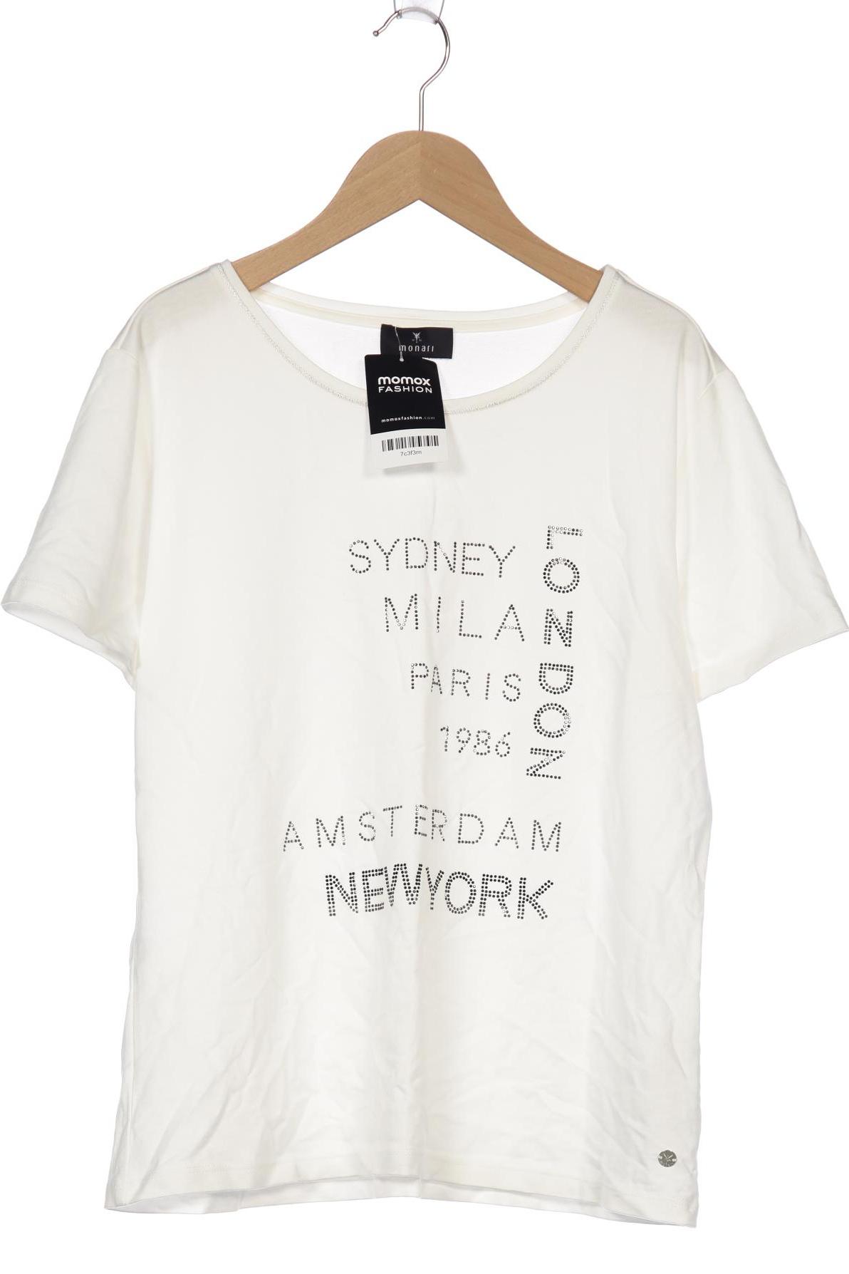 

monari Damen T-Shirt, weiß, Gr. 40