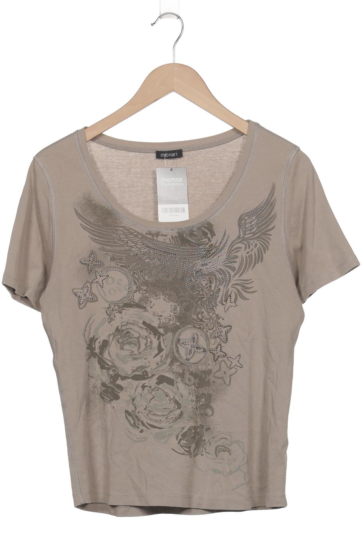 

monari Damen T-Shirt, beige, Gr. 42