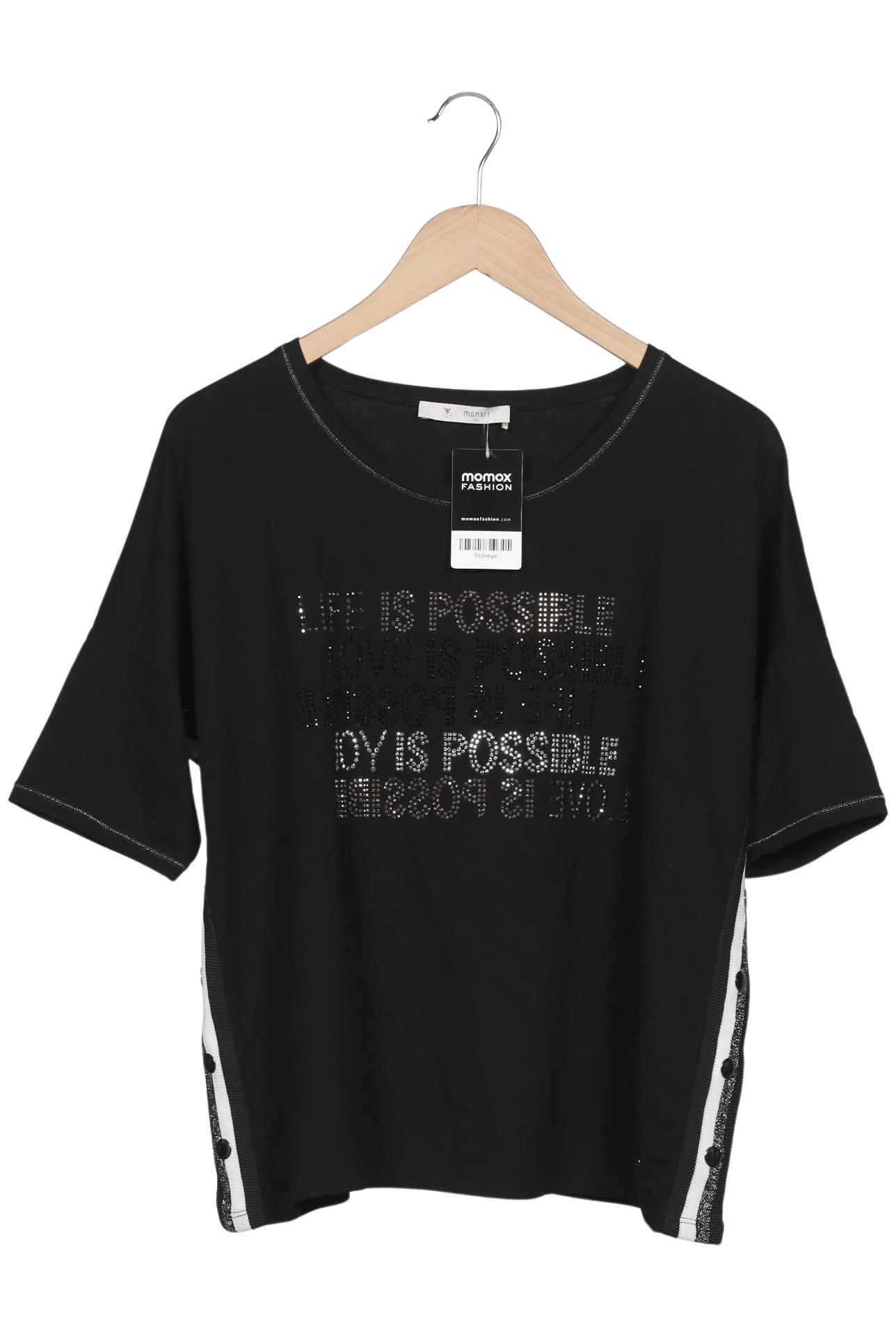 

monari Damen T-Shirt, schwarz, Gr. 44