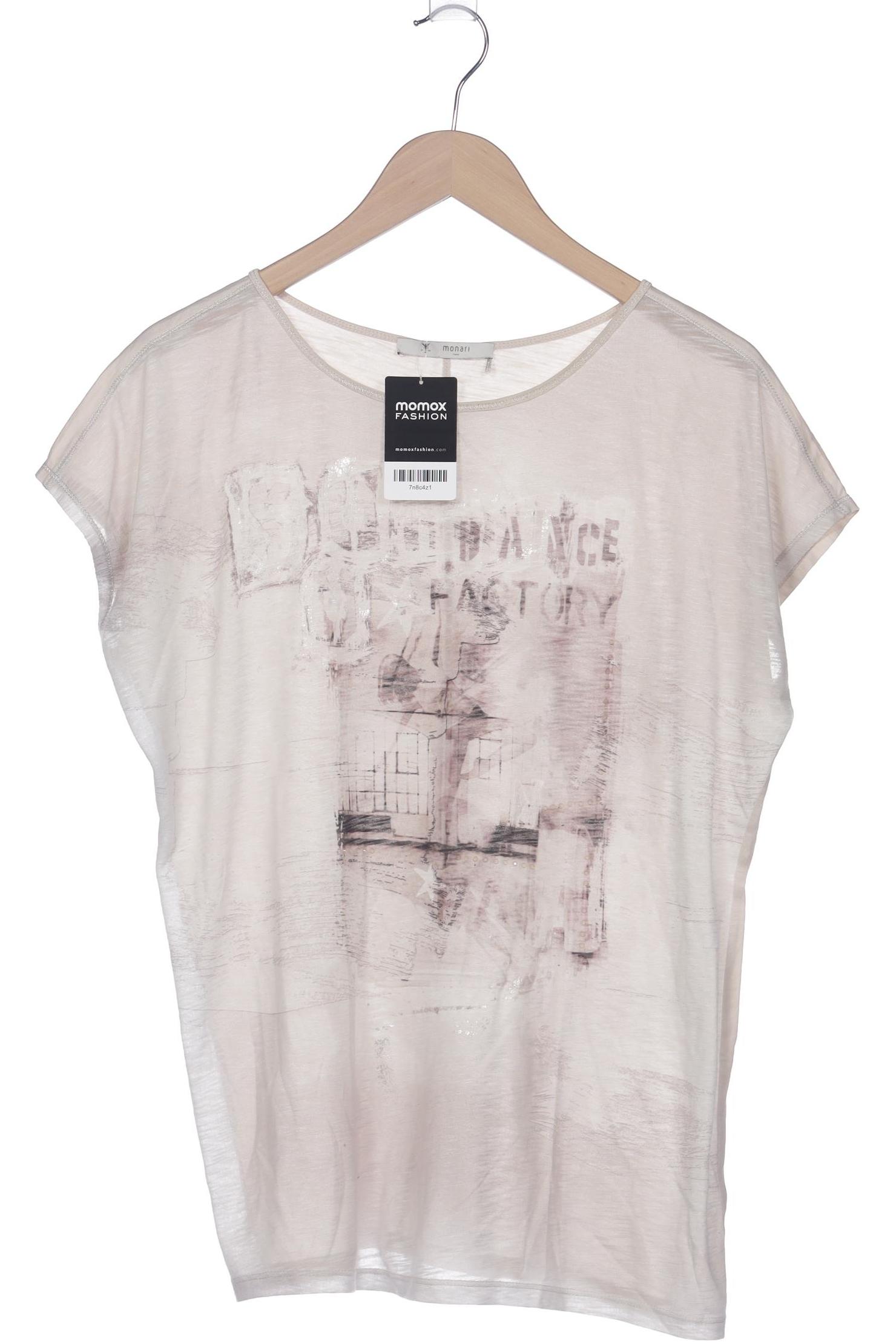 

monari Damen T-Shirt, beige, Gr. 44