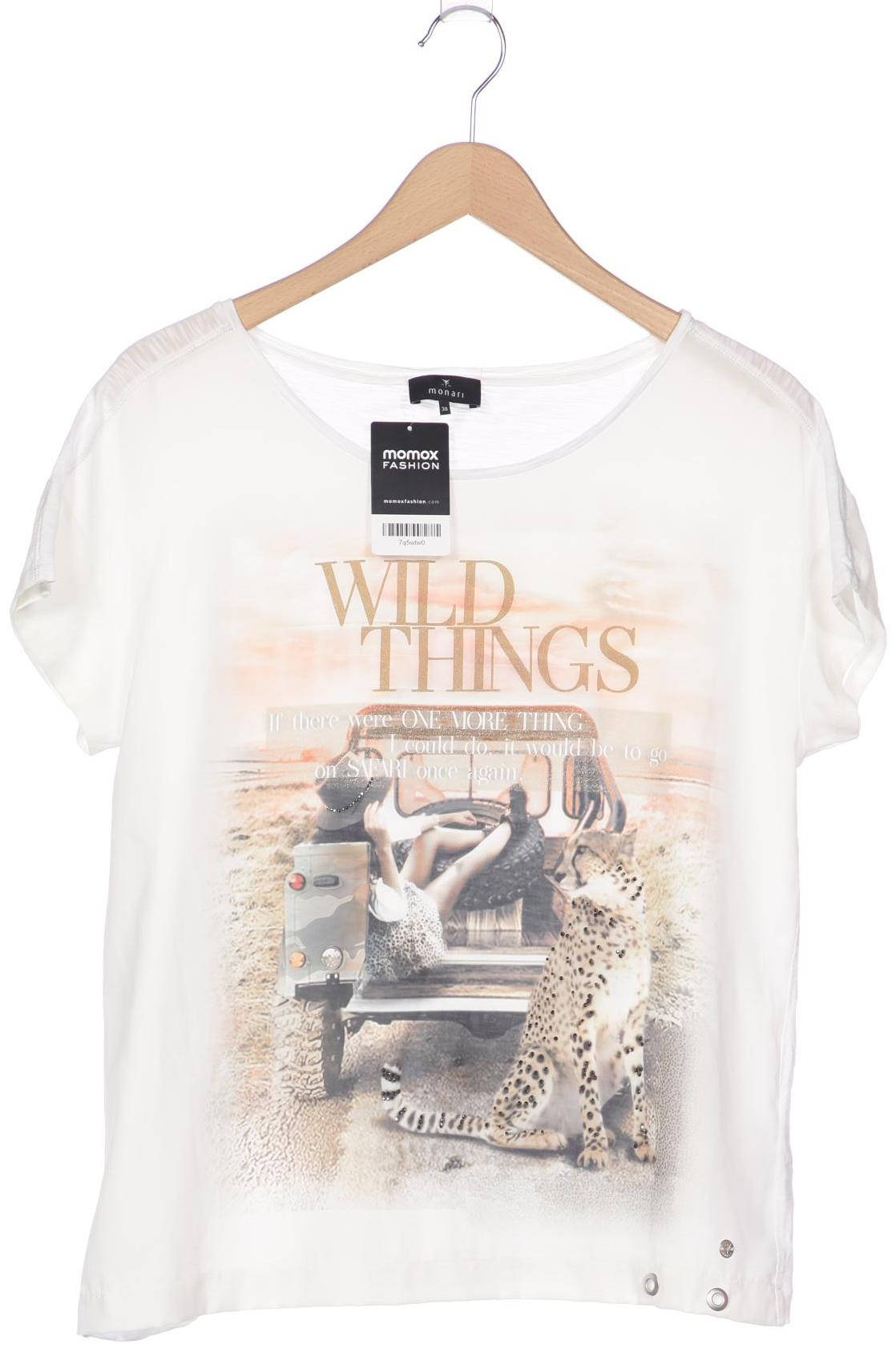

monari Damen T-Shirt, weiß, Gr. 38