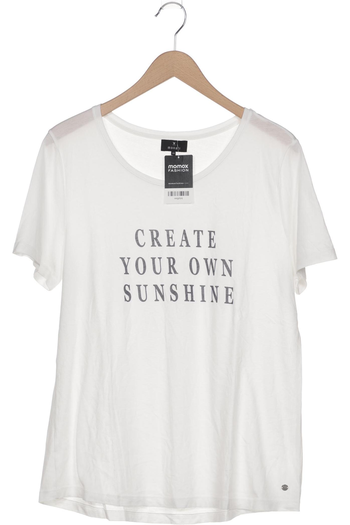 

monari Damen T-Shirt, weiß, Gr. 44