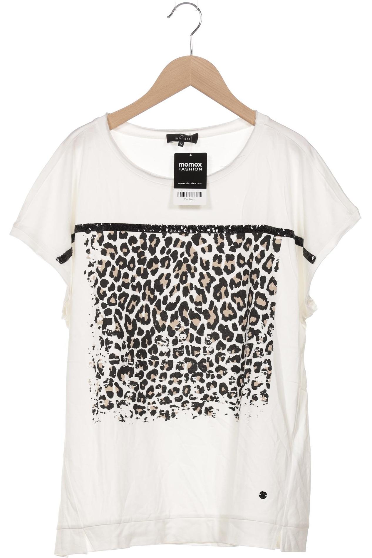 

monari Damen T-Shirt, cremeweiß, Gr. 42