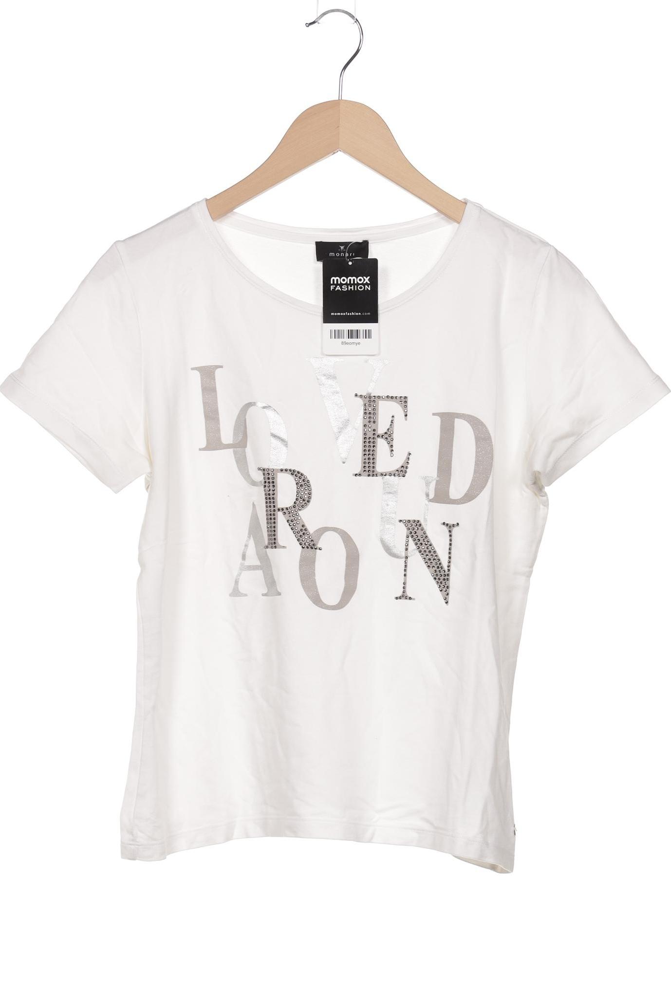 

monari Damen T-Shirt, weiß, Gr. 40