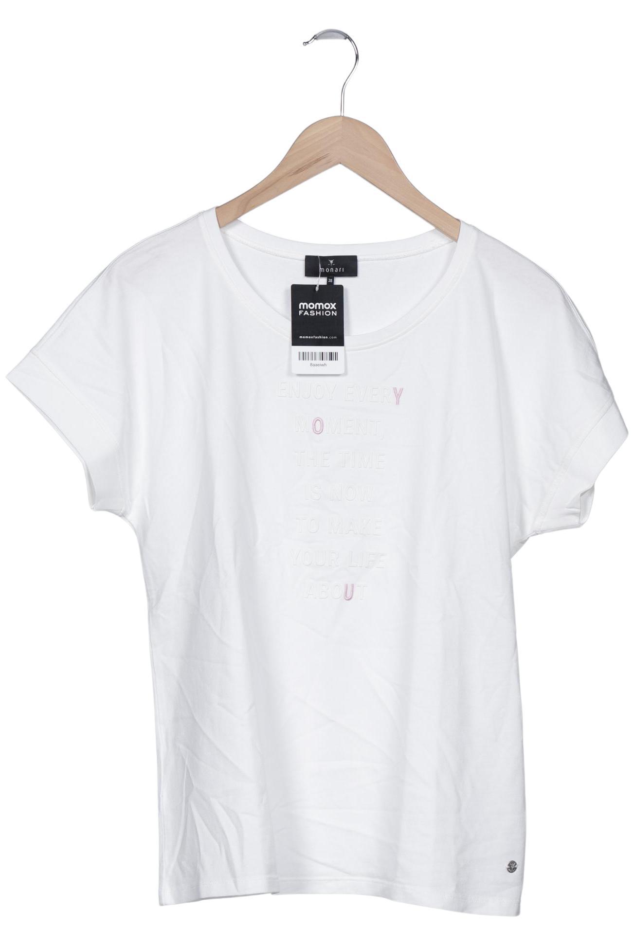 

monari Damen T-Shirt, weiß, Gr. 38
