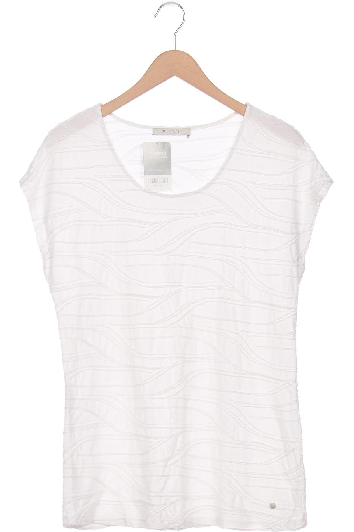 

monari Damen T-Shirt, cremeweiß, Gr. 38