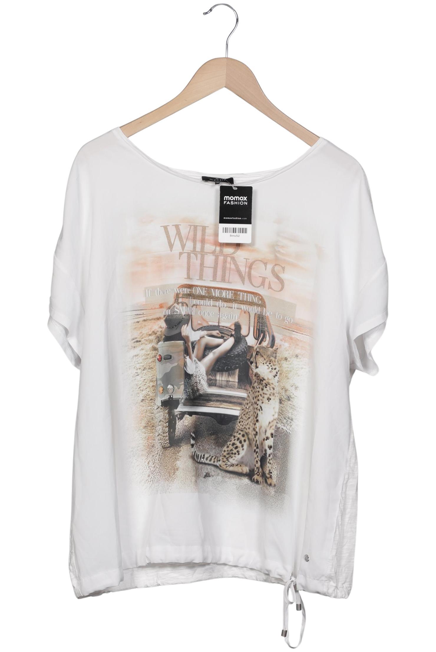 

monari Damen T-Shirt, weiß, Gr. 46