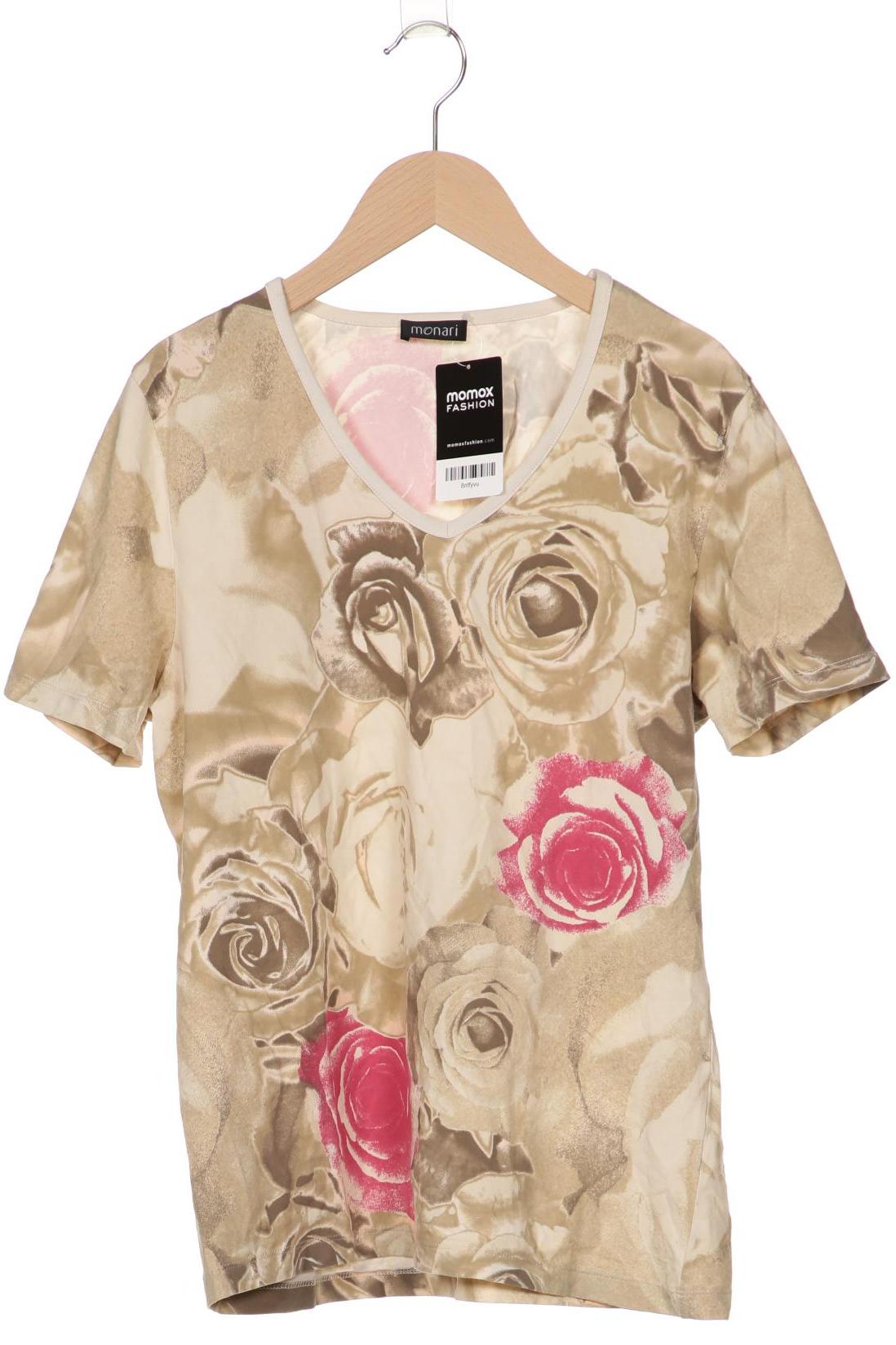 

monari Damen T-Shirt, beige, Gr. 42