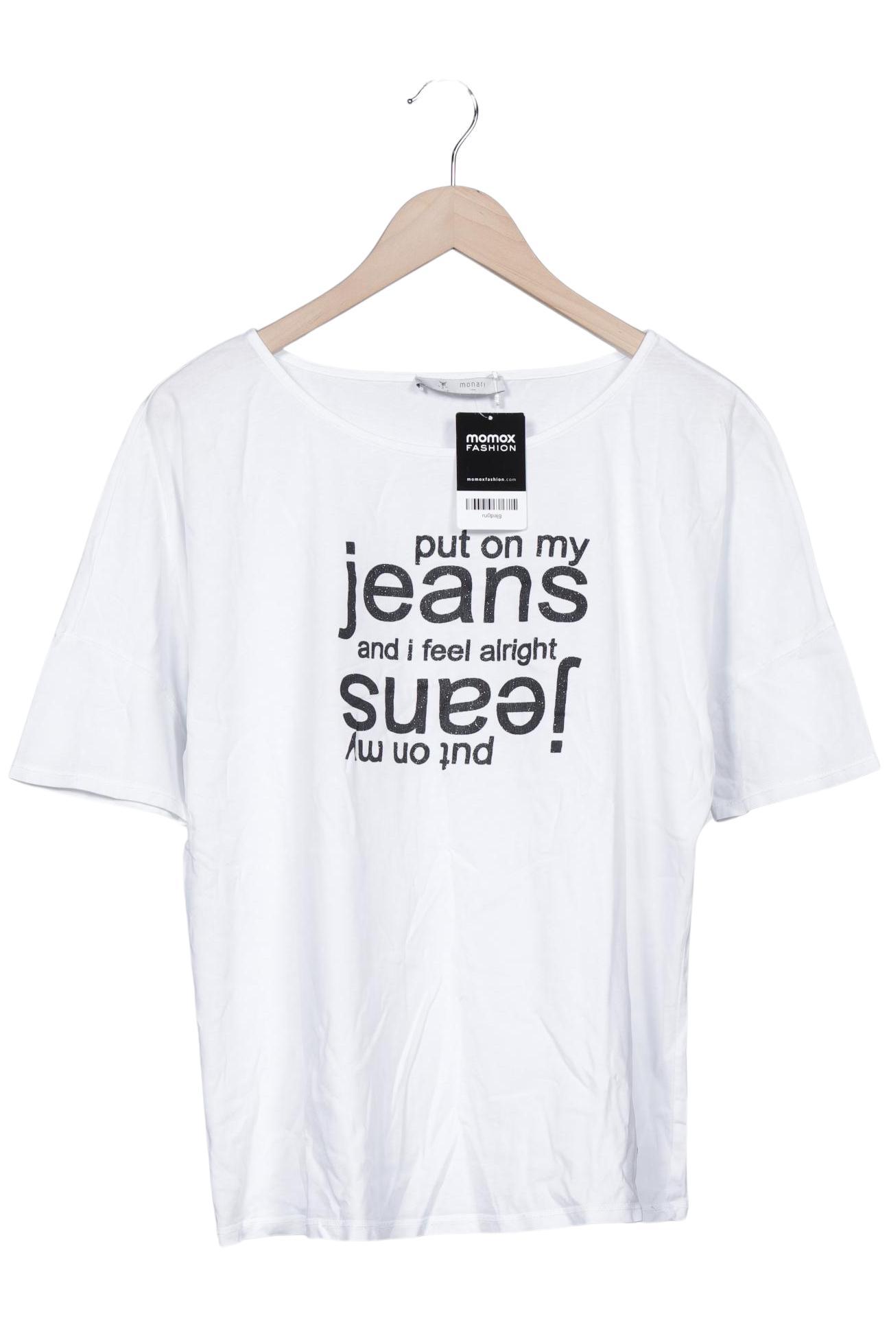 

monari Damen T-Shirt, weiß, Gr. 46