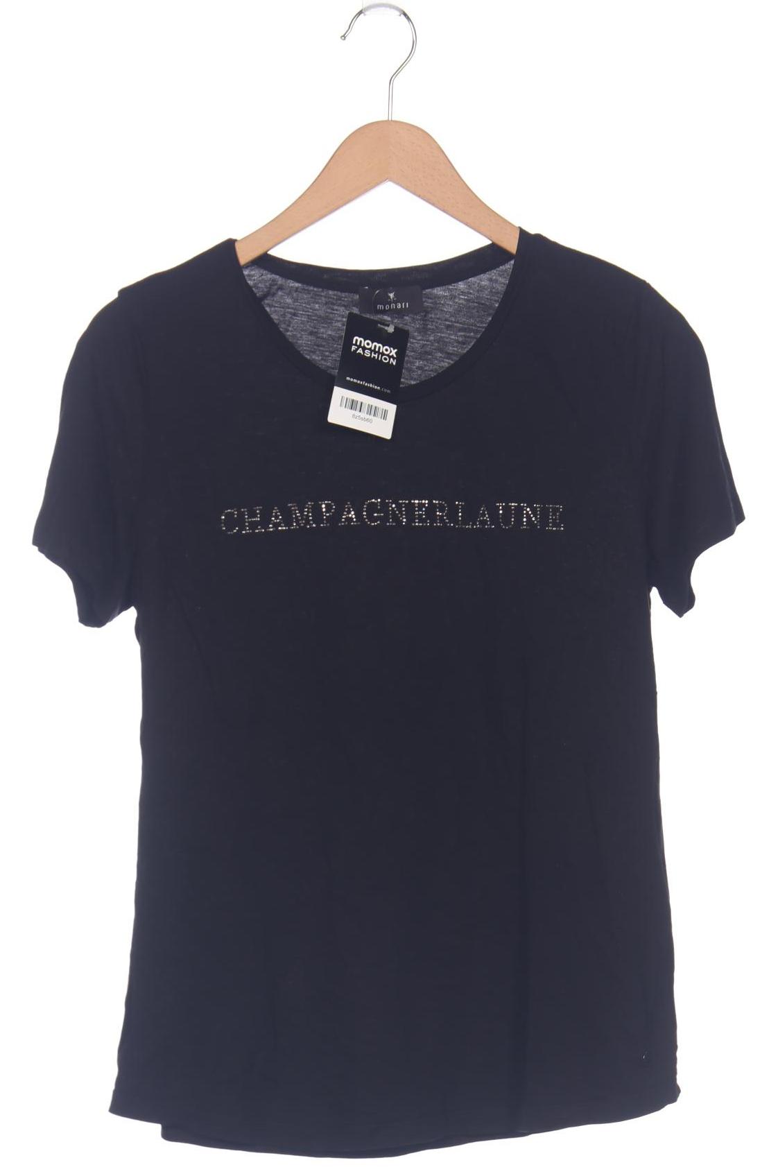 

monari Damen T-Shirt, schwarz, Gr. 42