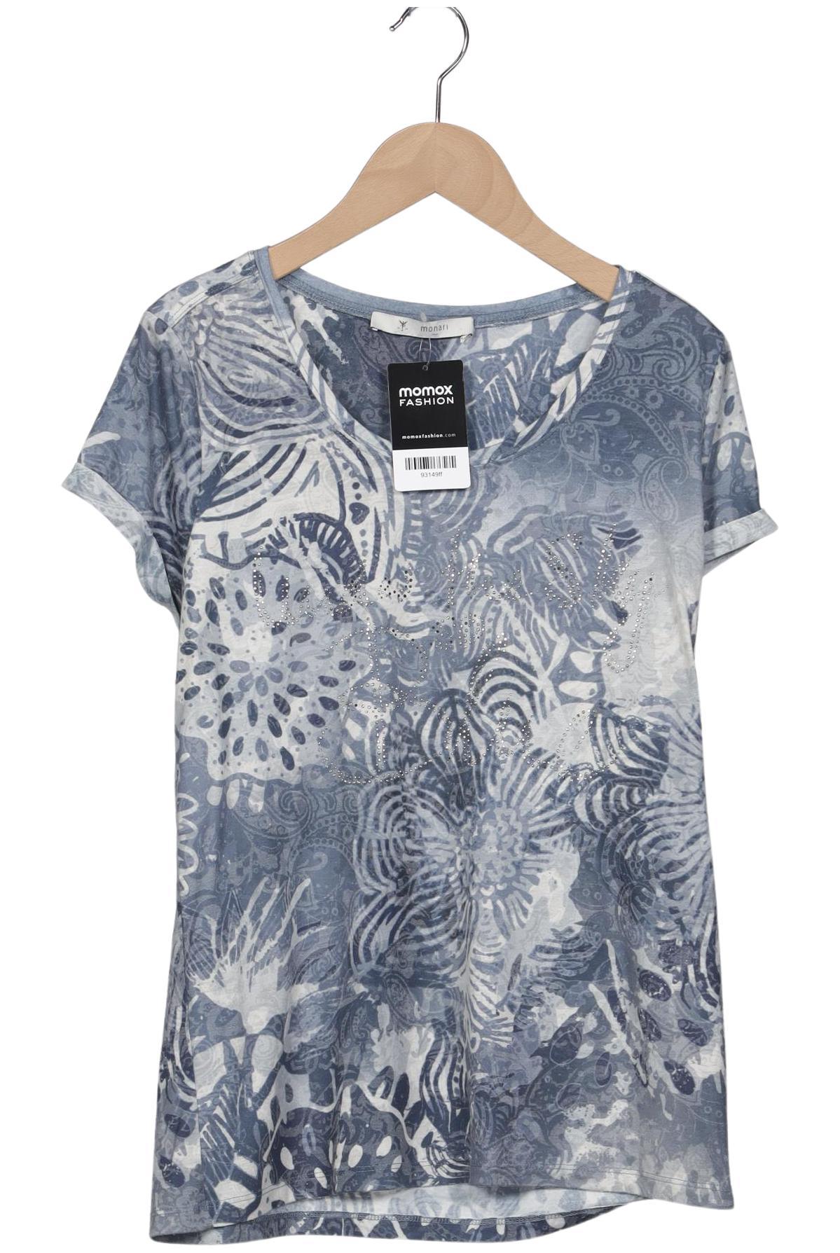 

monari Damen T-Shirt, blau, Gr. 38