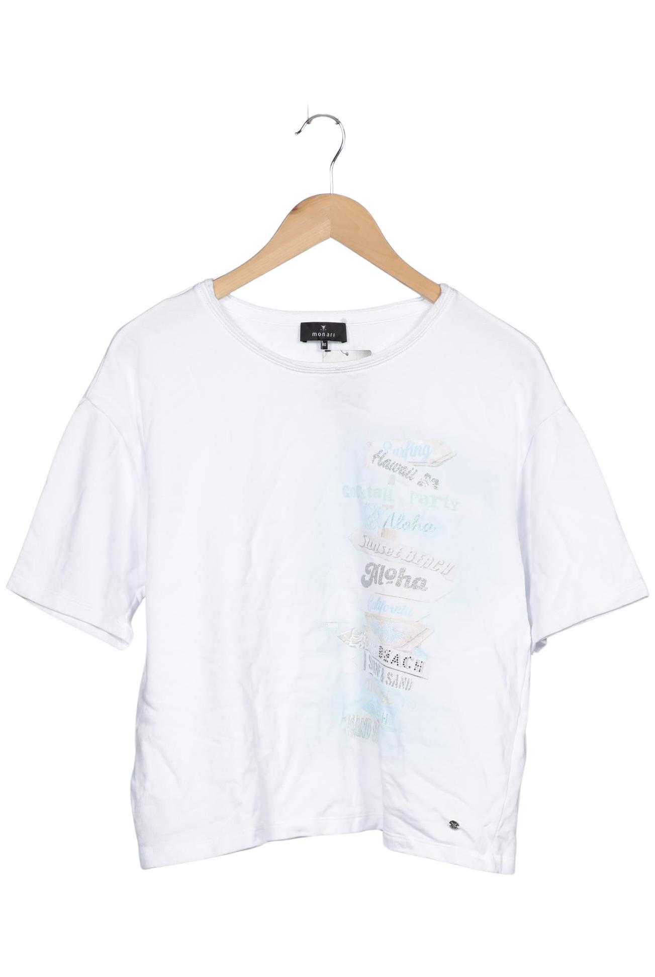 

monari Damen T-Shirt, weiß, Gr. 40