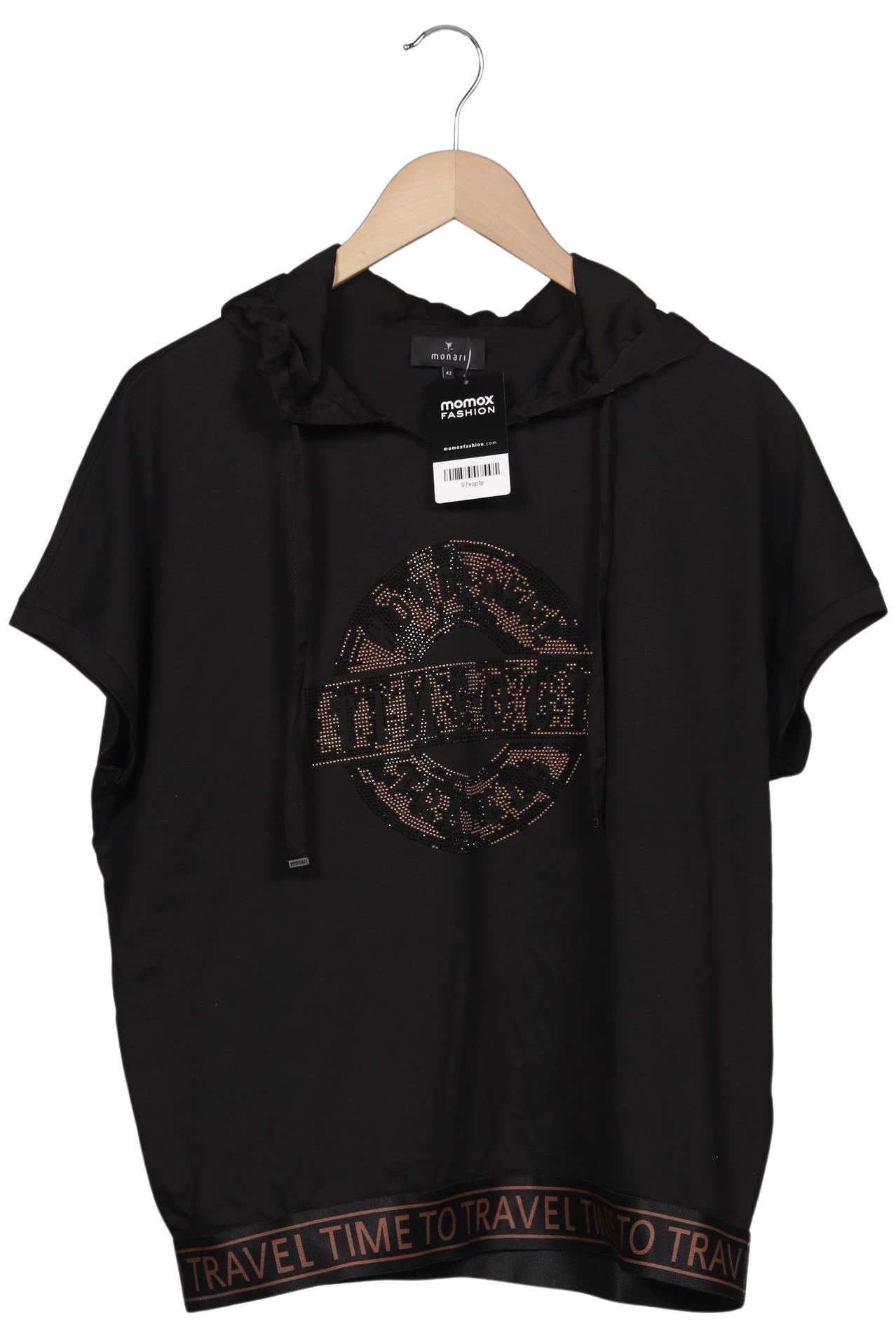 

monari Damen T-Shirt, schwarz, Gr. 42