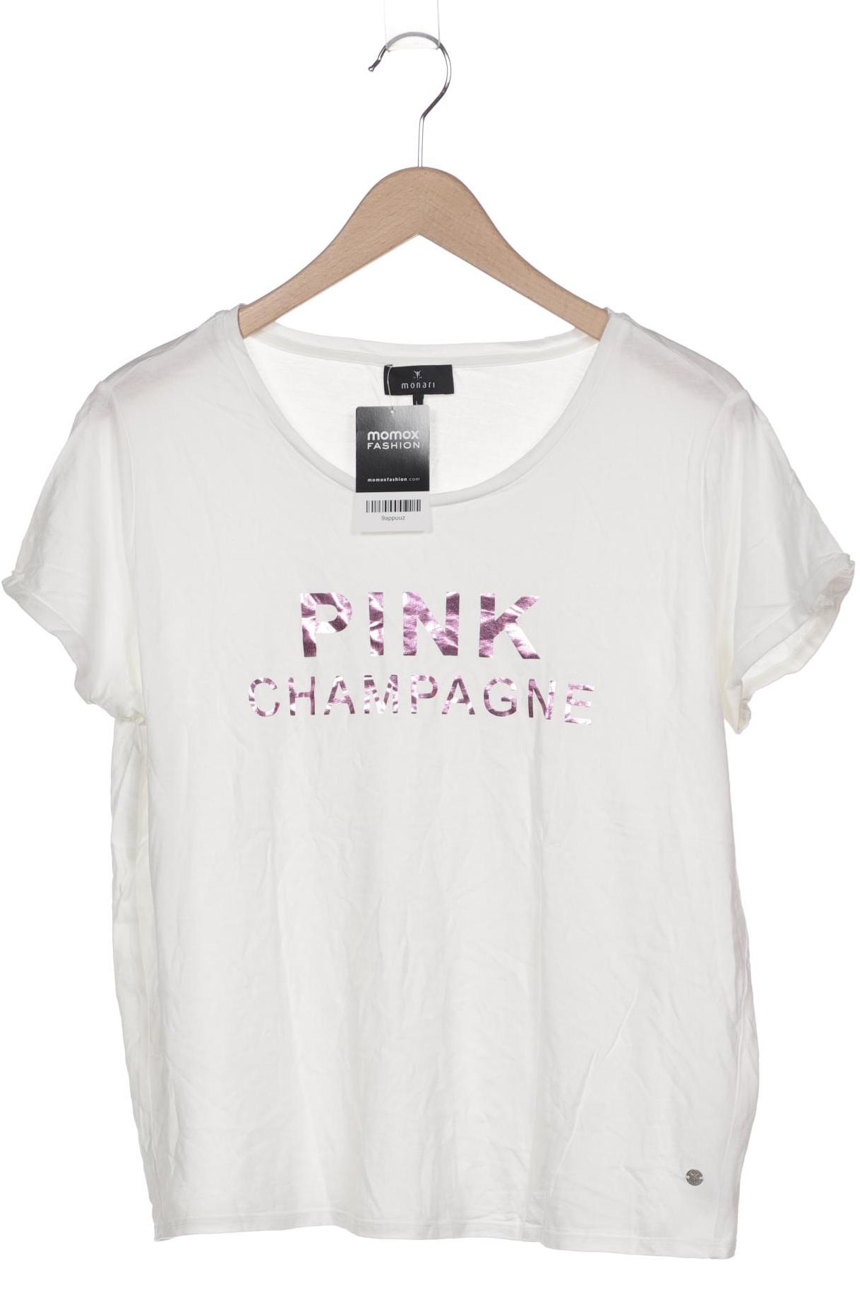 

monari Damen T-Shirt, cremeweiß, Gr. 42