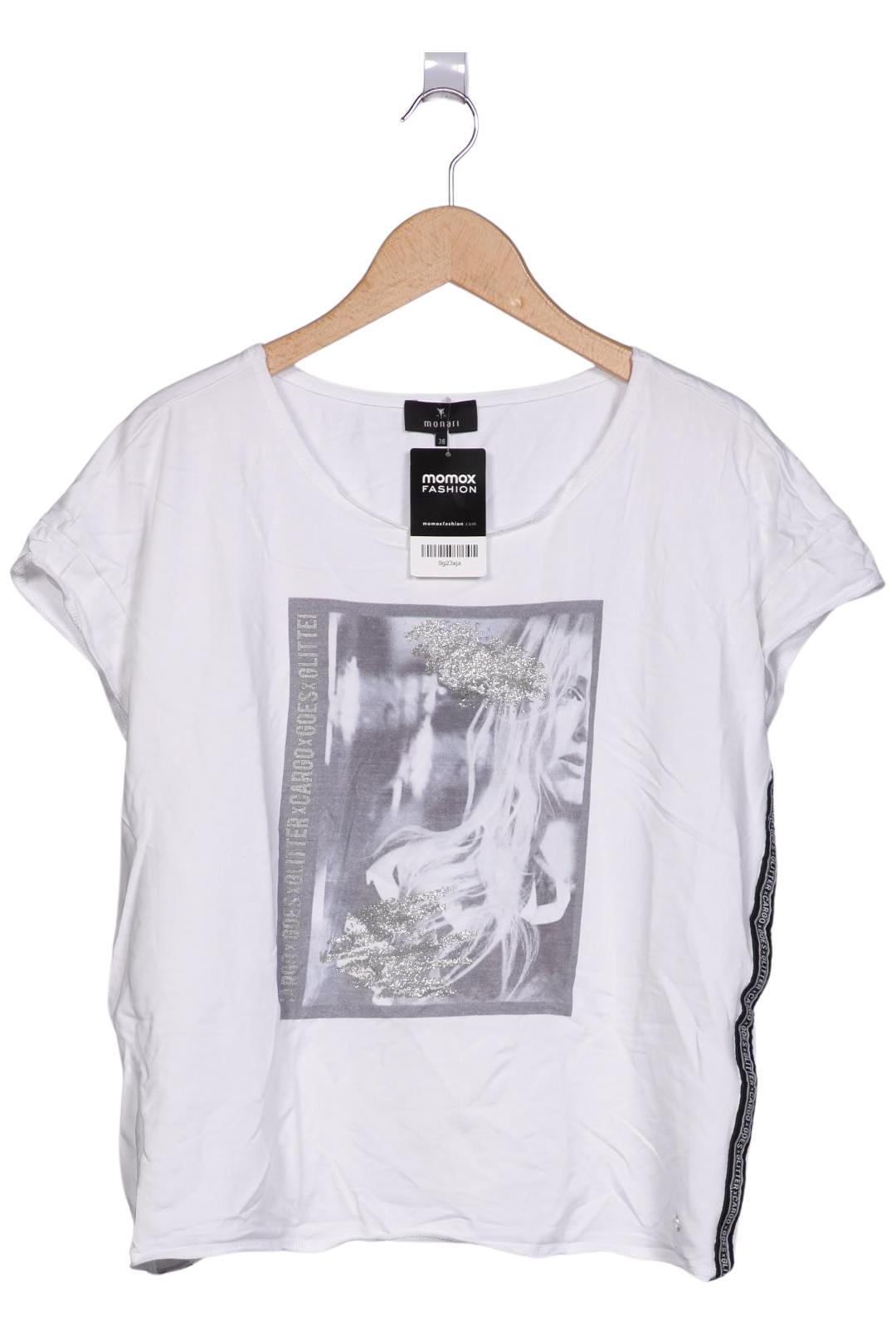 

monari Damen T-Shirt, weiß, Gr. 38