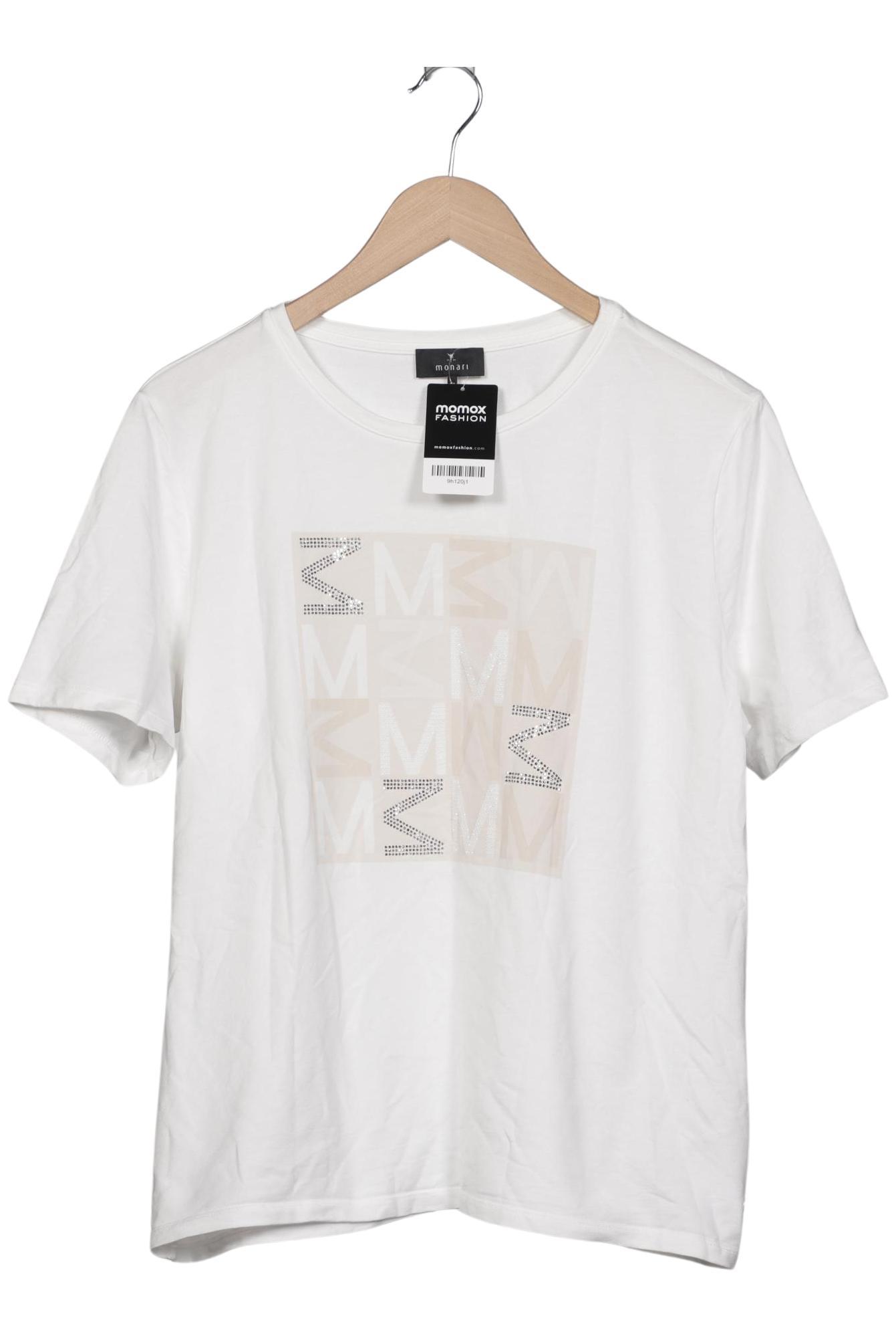 

monari Damen T-Shirt, weiß, Gr. 44