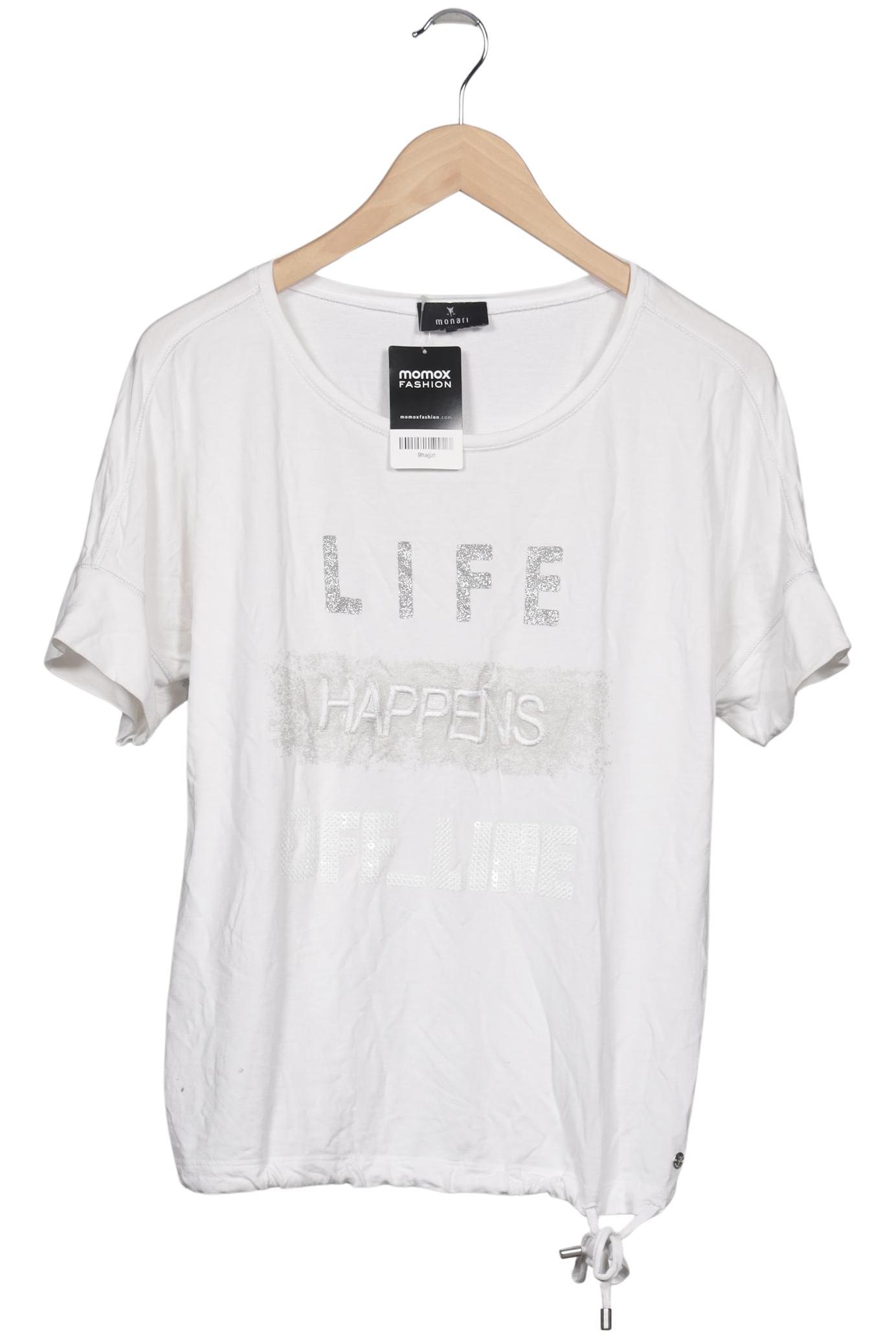 

monari Damen T-Shirt, weiß, Gr. 36
