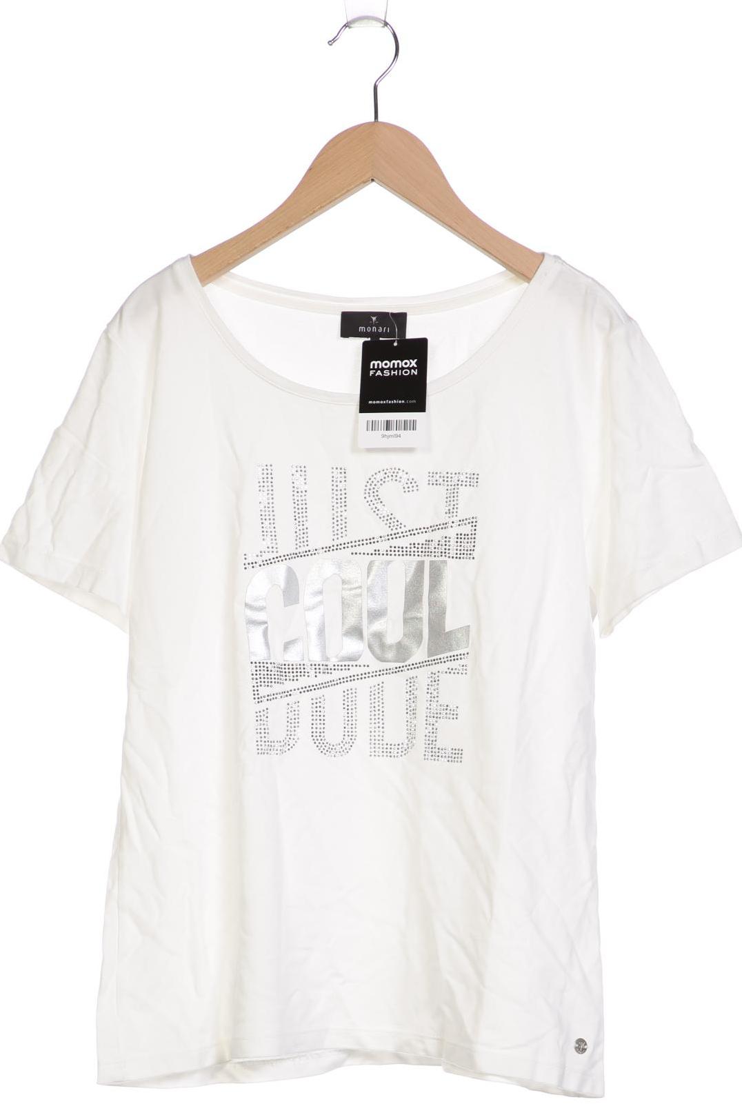 

monari Damen T-Shirt, weiß, Gr. 38
