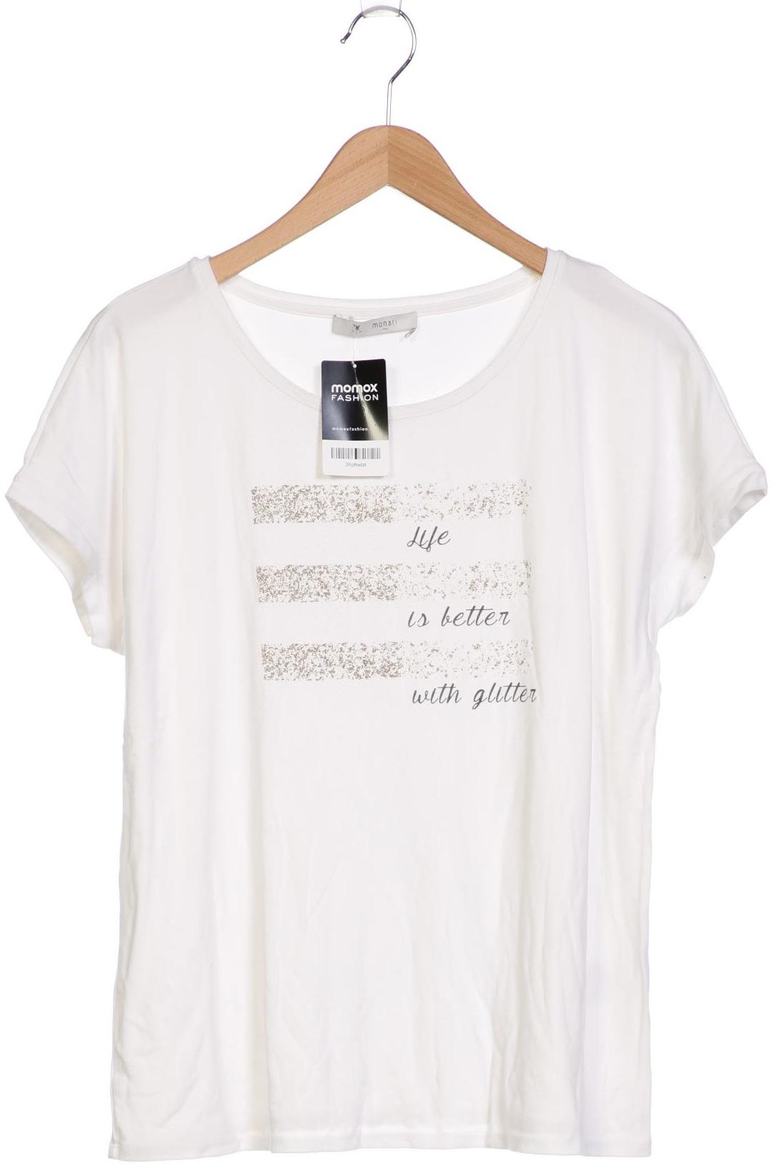 

monari Damen T-Shirt, weiß, Gr. 40