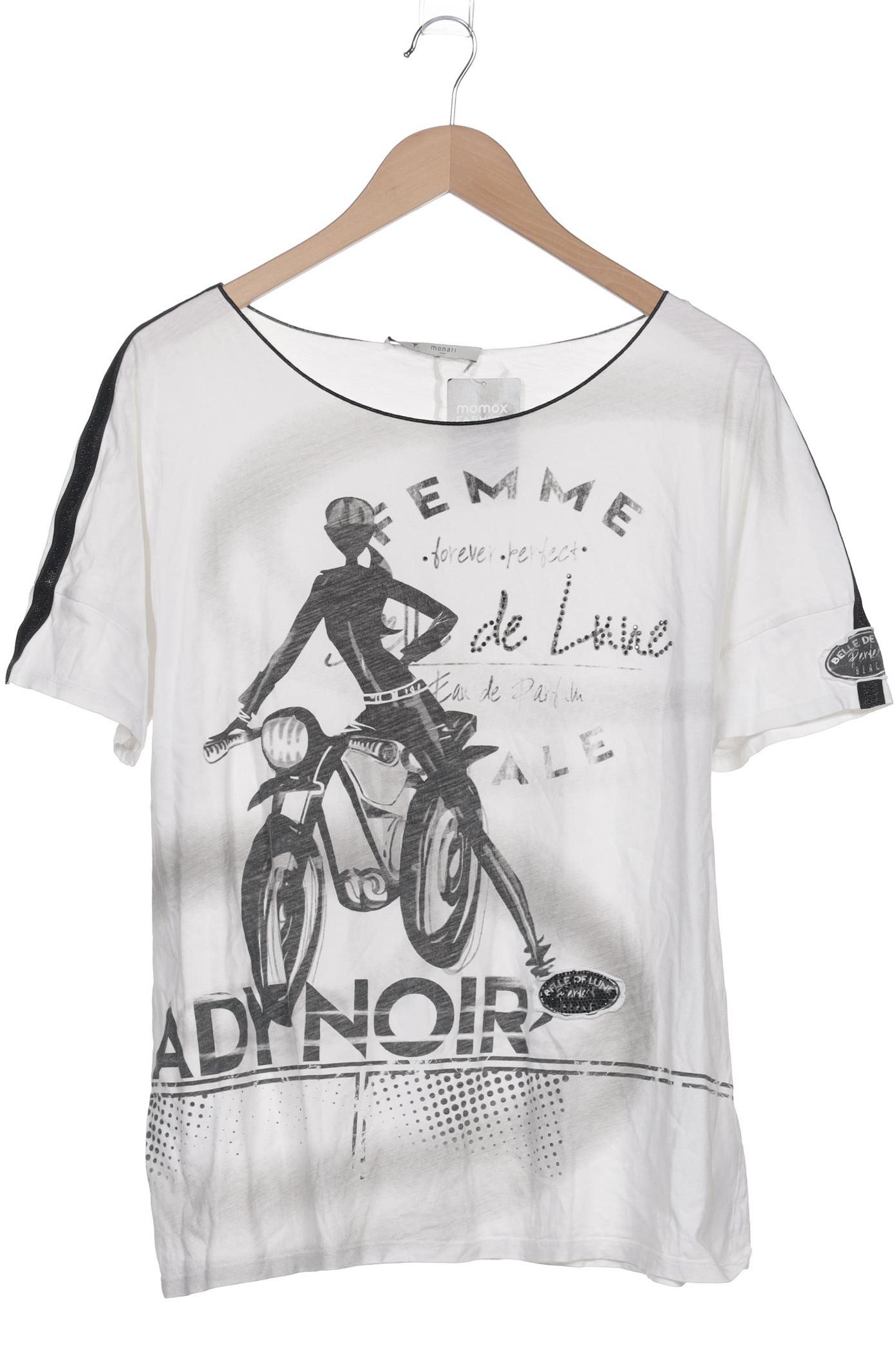

monari Damen T-Shirt, weiß, Gr. 44