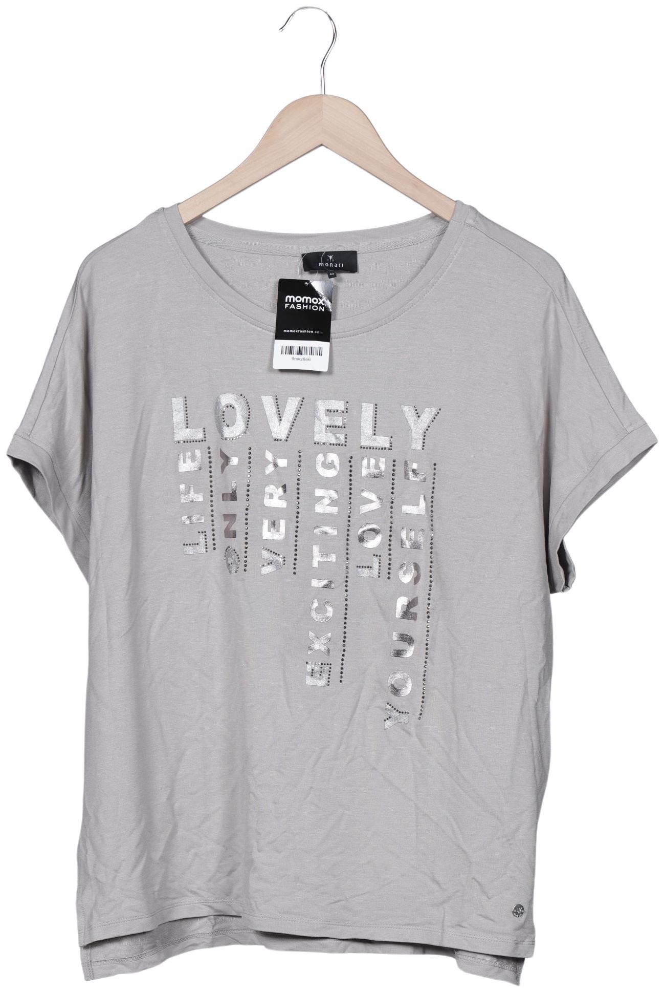 

monari Damen T-Shirt, grau, Gr. 42