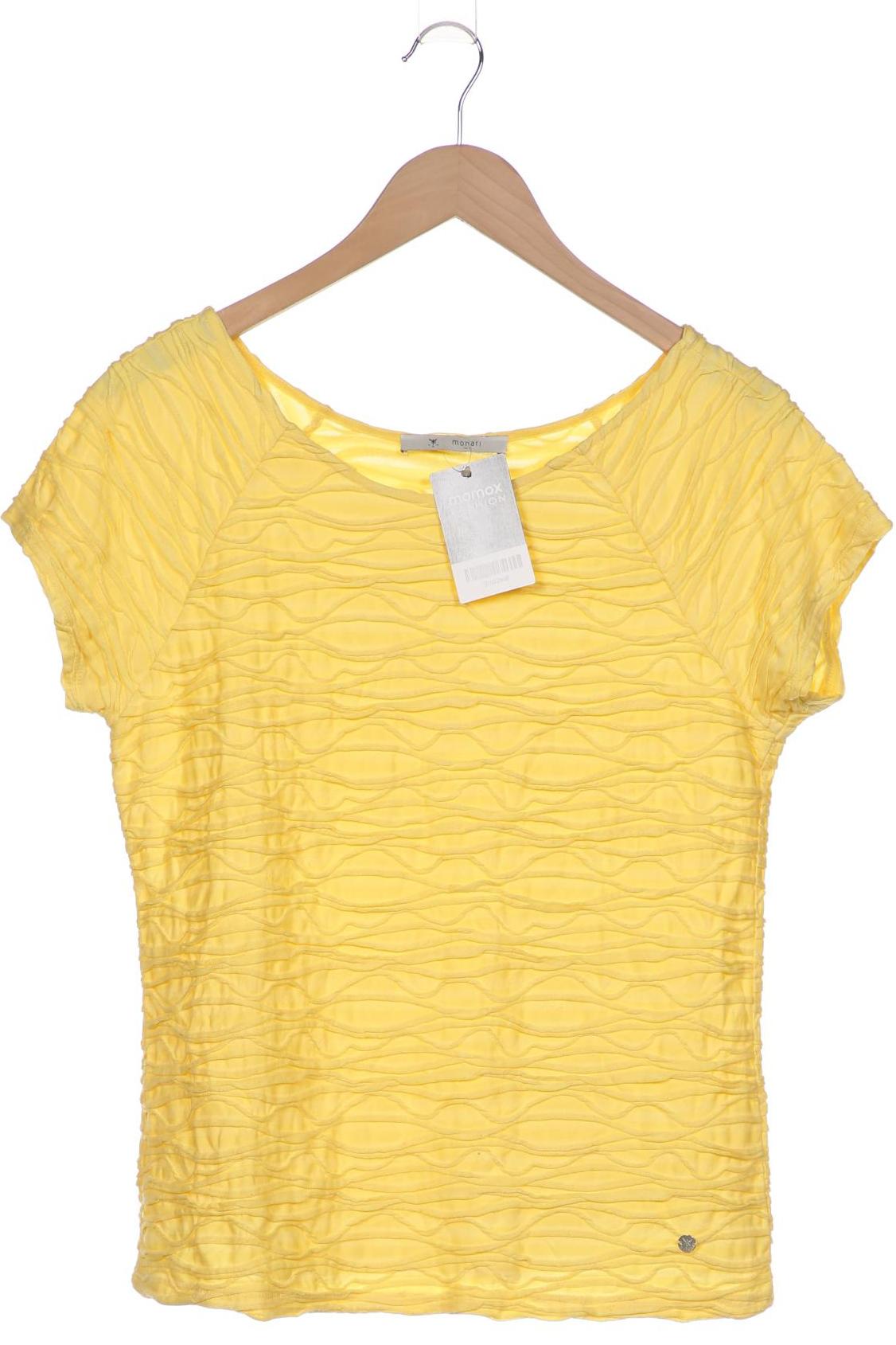 

monari Damen T-Shirt, gelb, Gr. 38