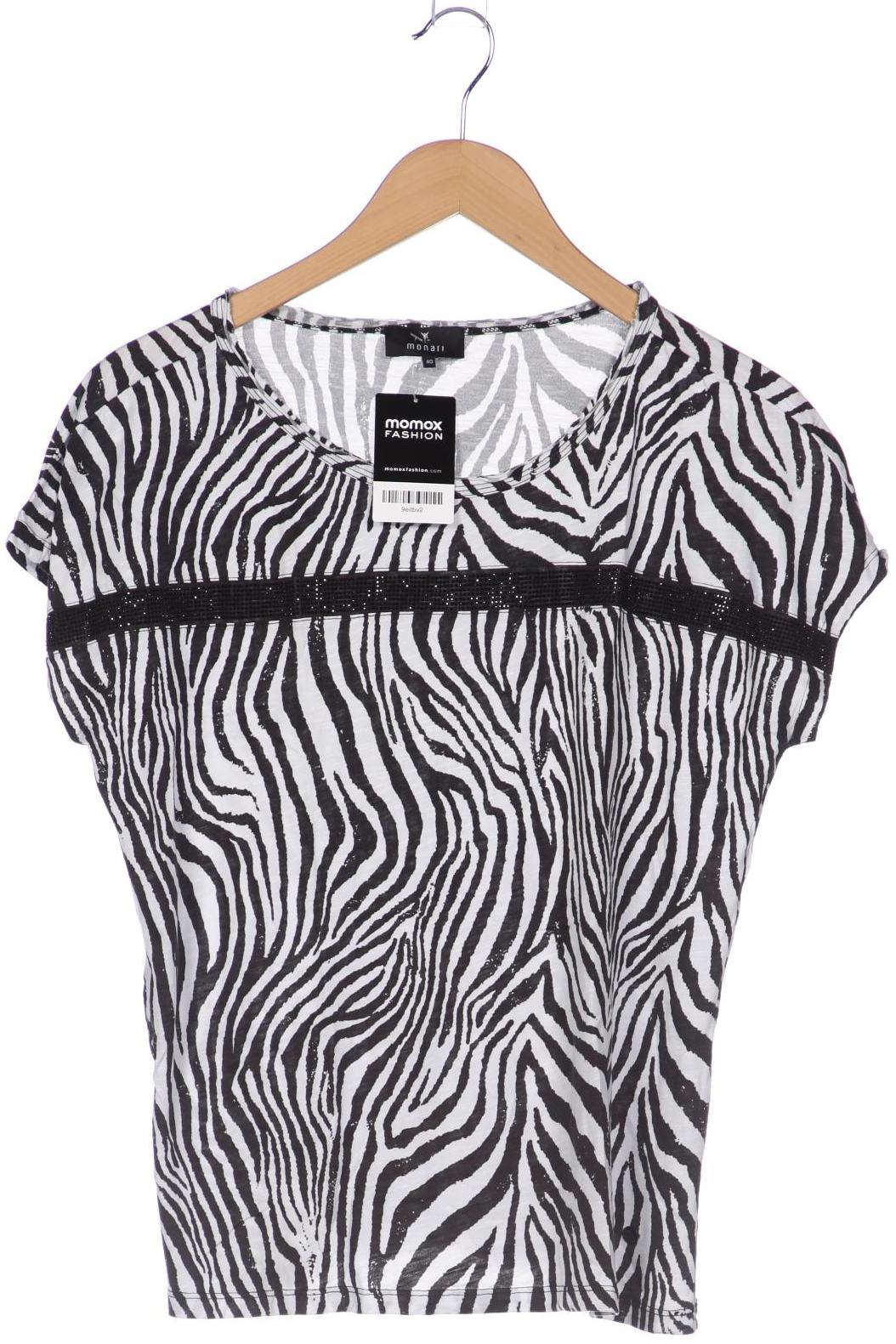 

monari Damen T-Shirt, schwarz, Gr. 40