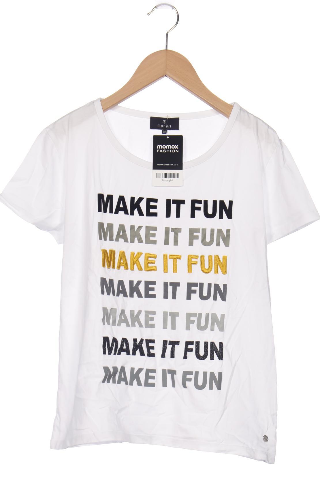 

monari Damen T-Shirt, weiß