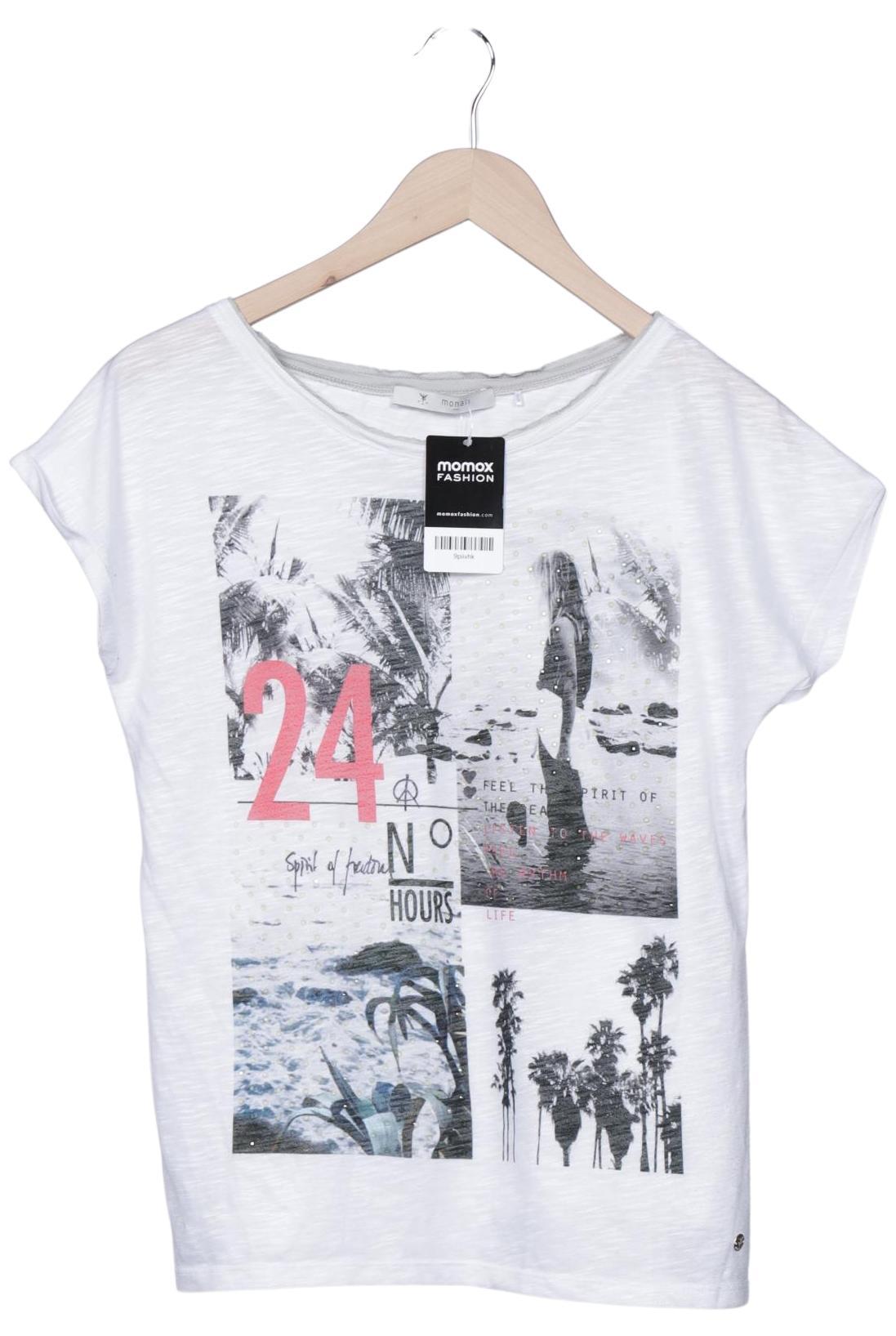 

monari Damen T-Shirt, weiß, Gr. 38
