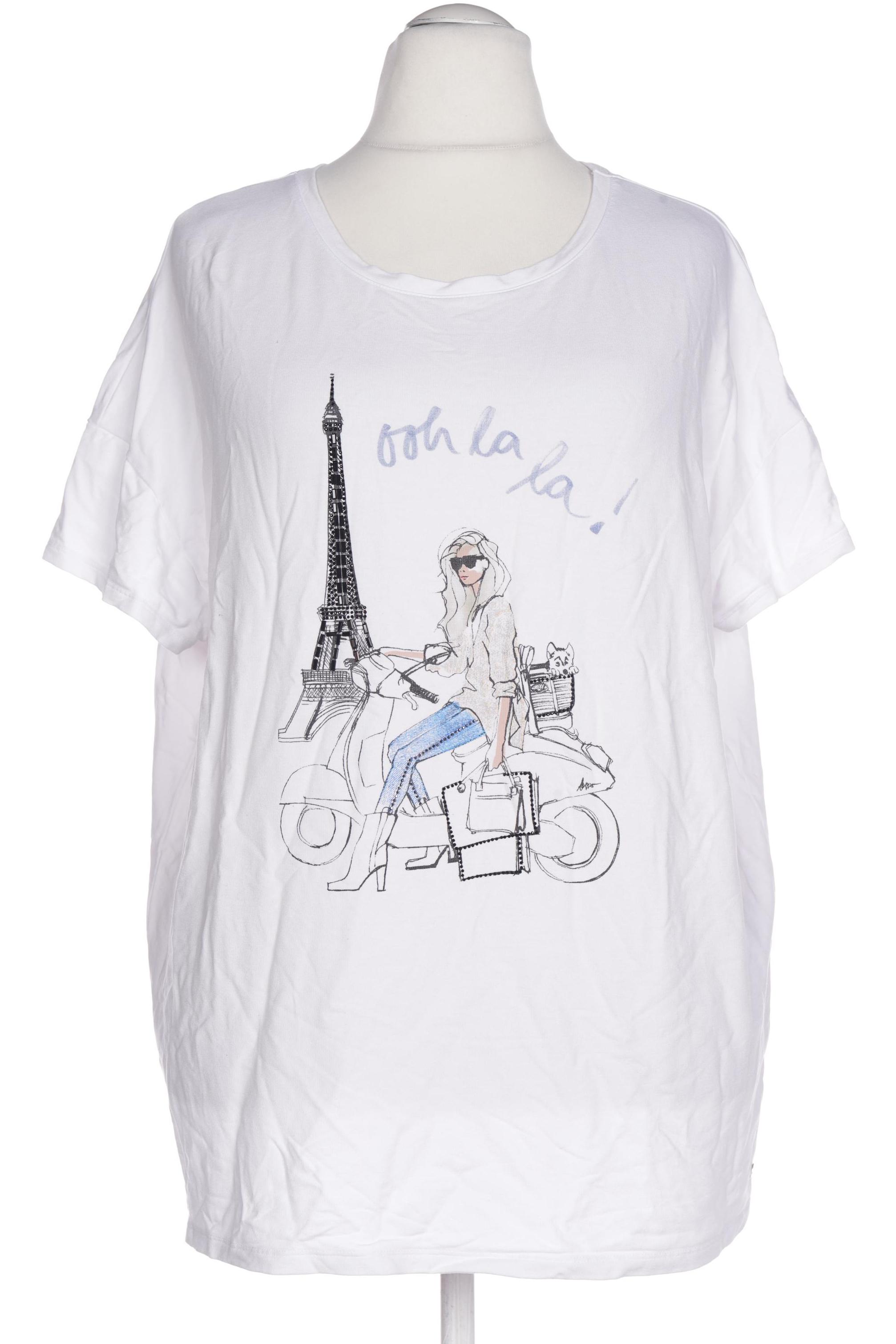 

monari Damen T-Shirt, weiß, Gr. 48
