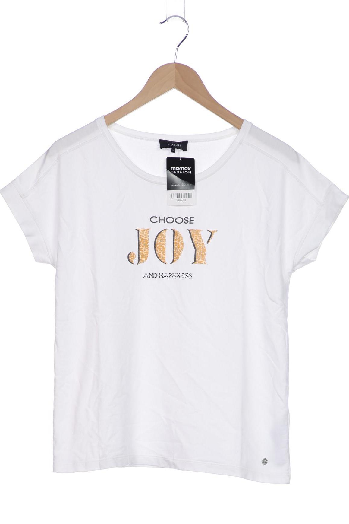 

monari Damen T-Shirt, weiß, Gr. 38