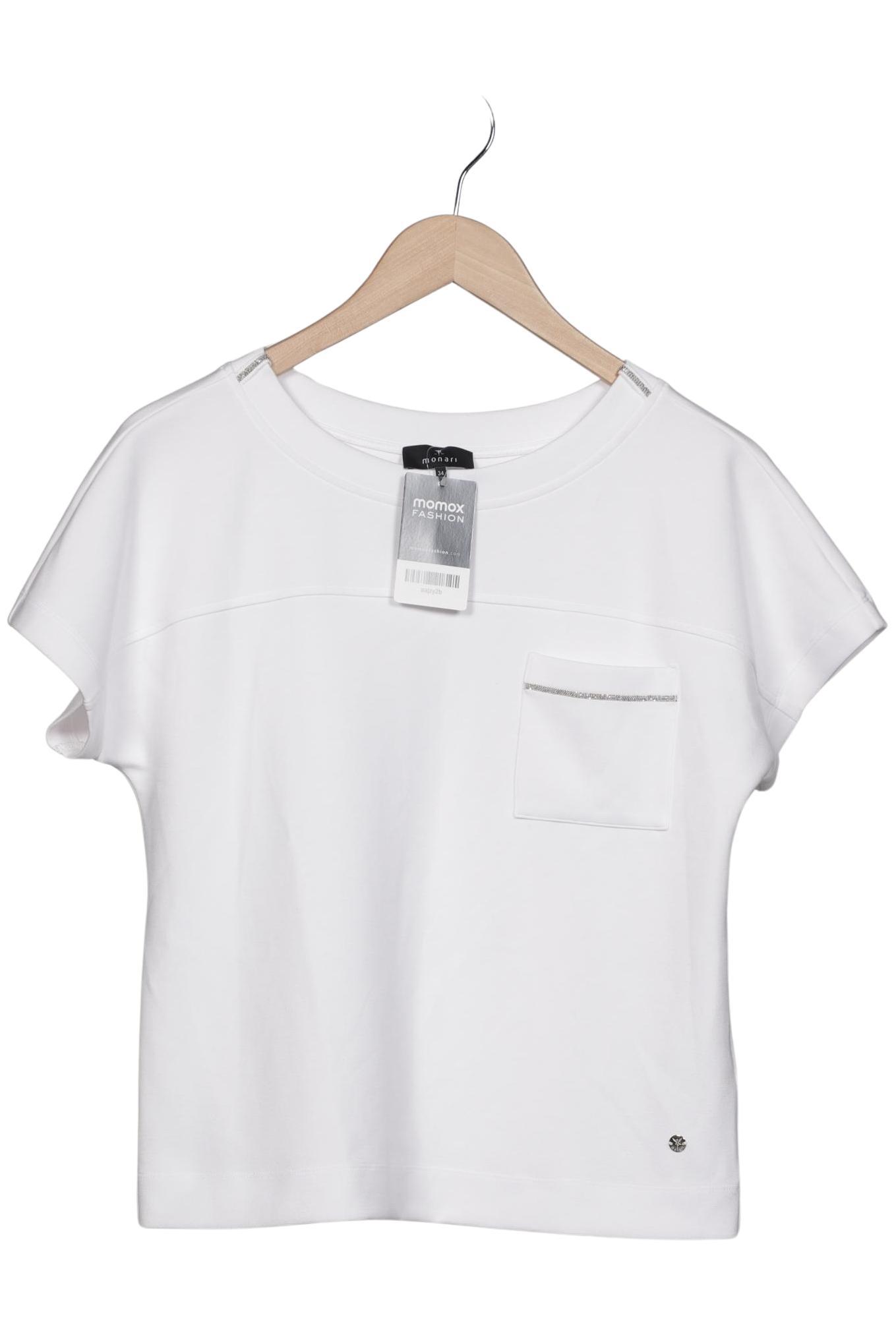 

monari Damen T-Shirt, weiß, Gr. 34
