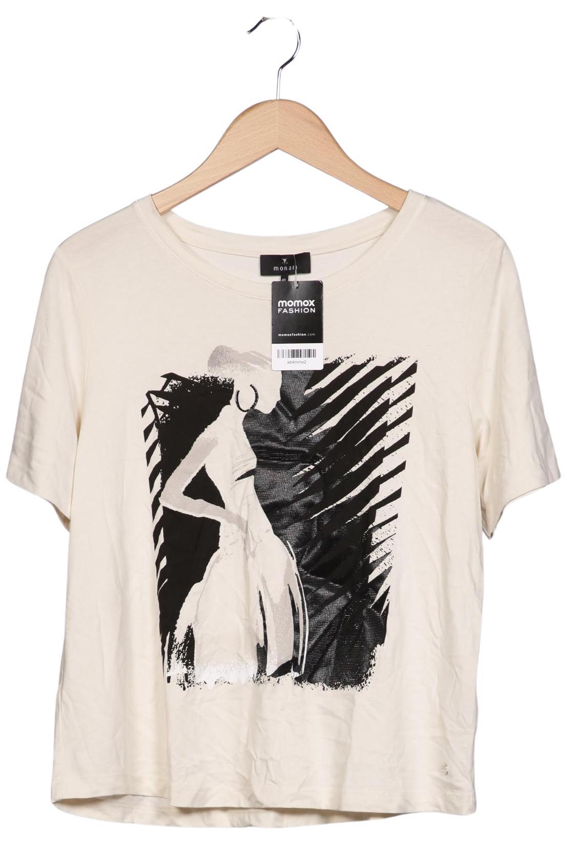 

monari Damen T-Shirt, beige, Gr. 40