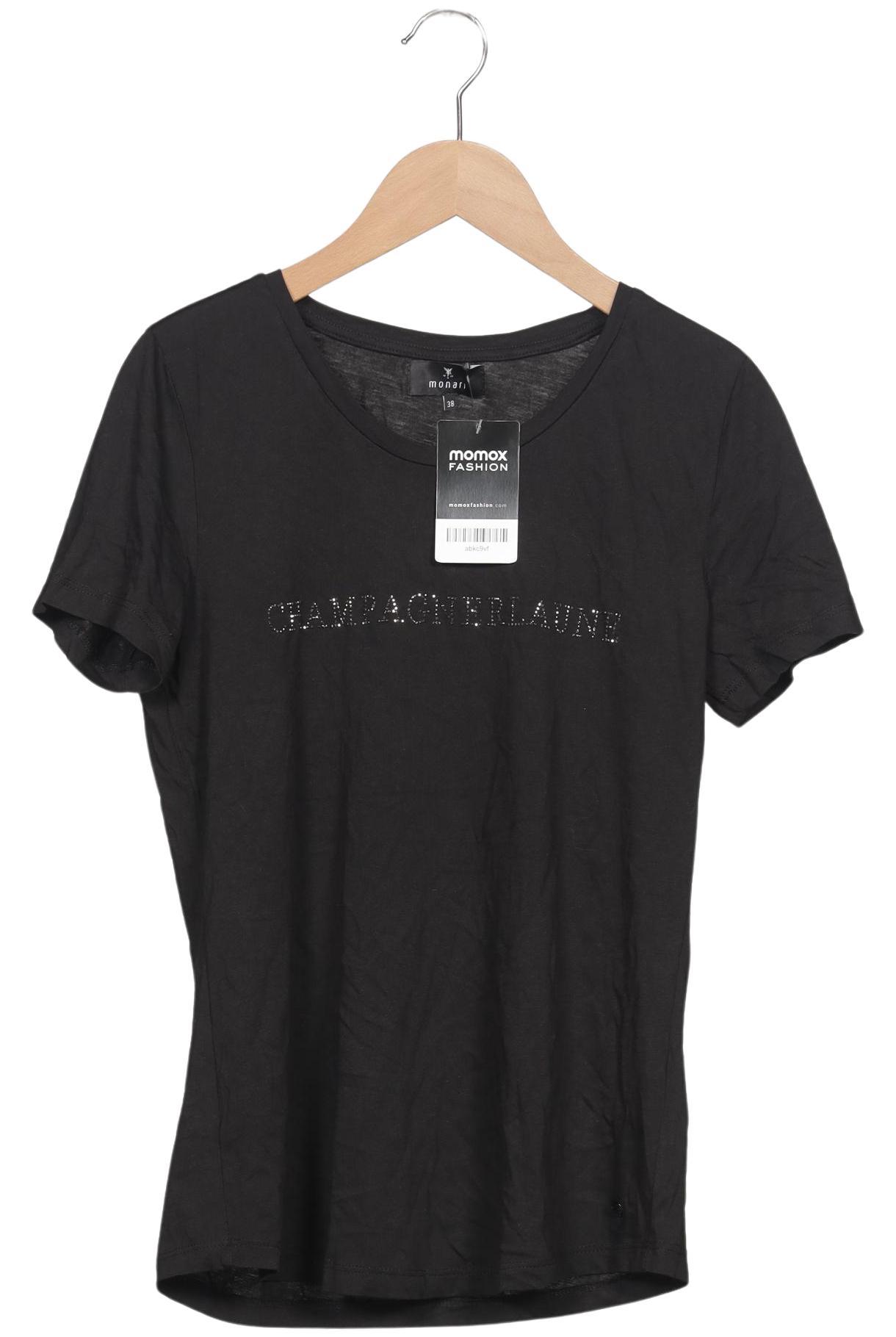 

monari Damen T-Shirt, schwarz, Gr. 38