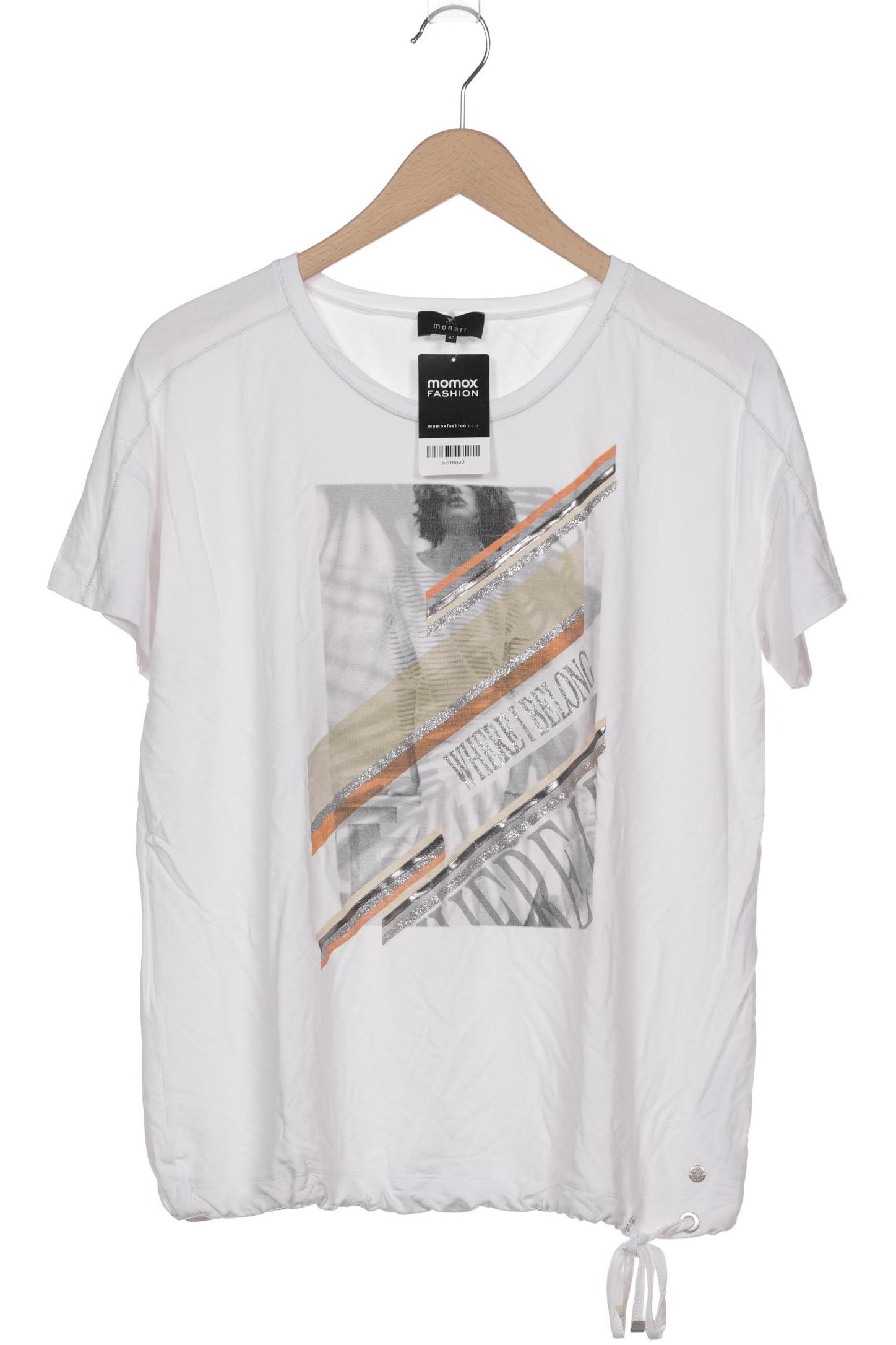 

monari Damen T-Shirt, weiß, Gr. 40