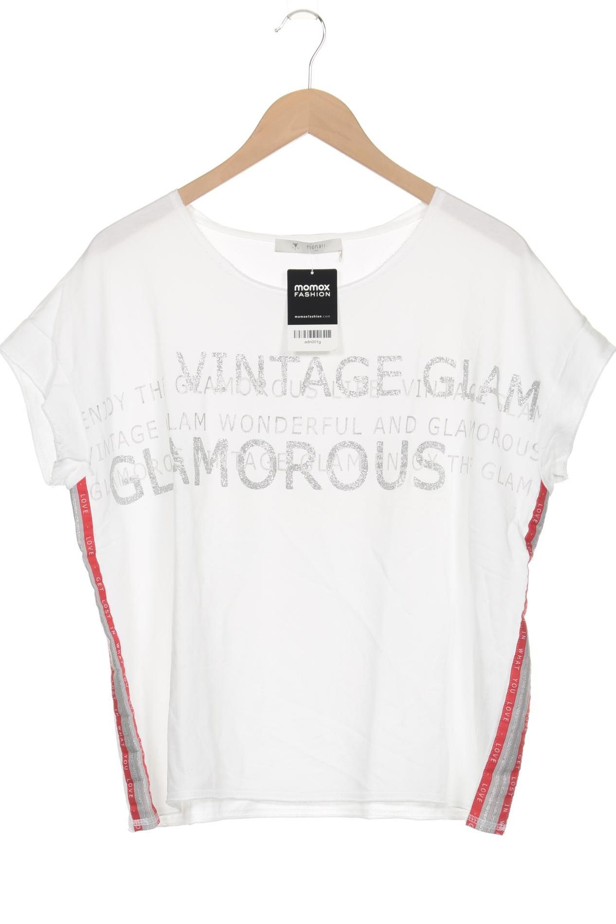 

monari Damen T-Shirt, weiß, Gr. 40