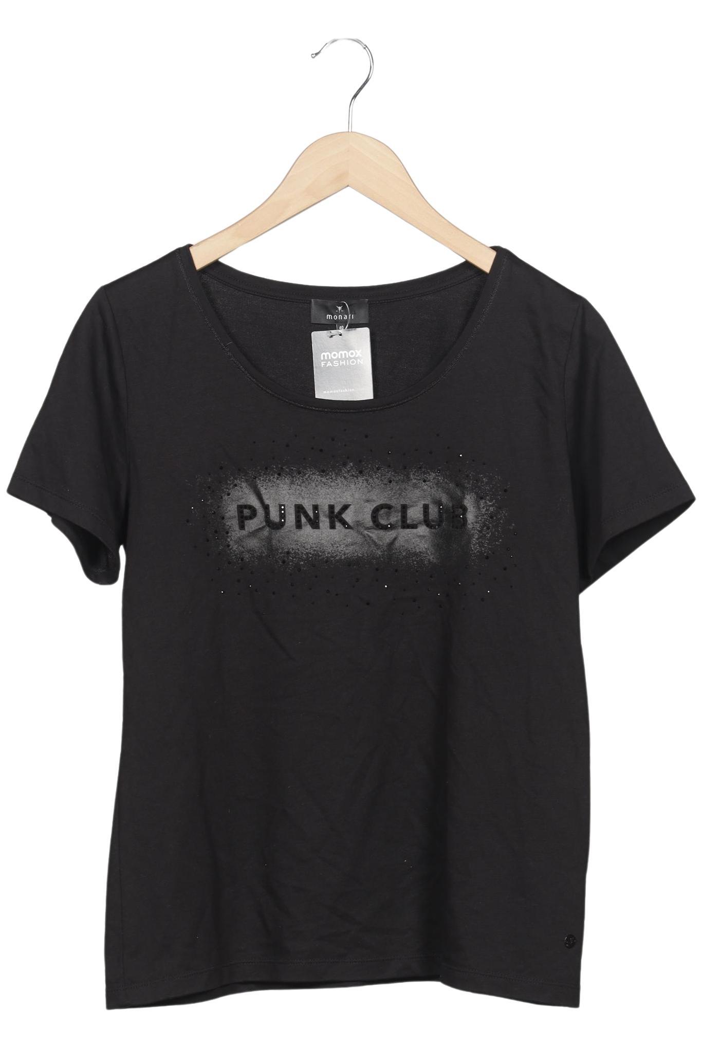 

monari Damen T-Shirt, schwarz, Gr. 40