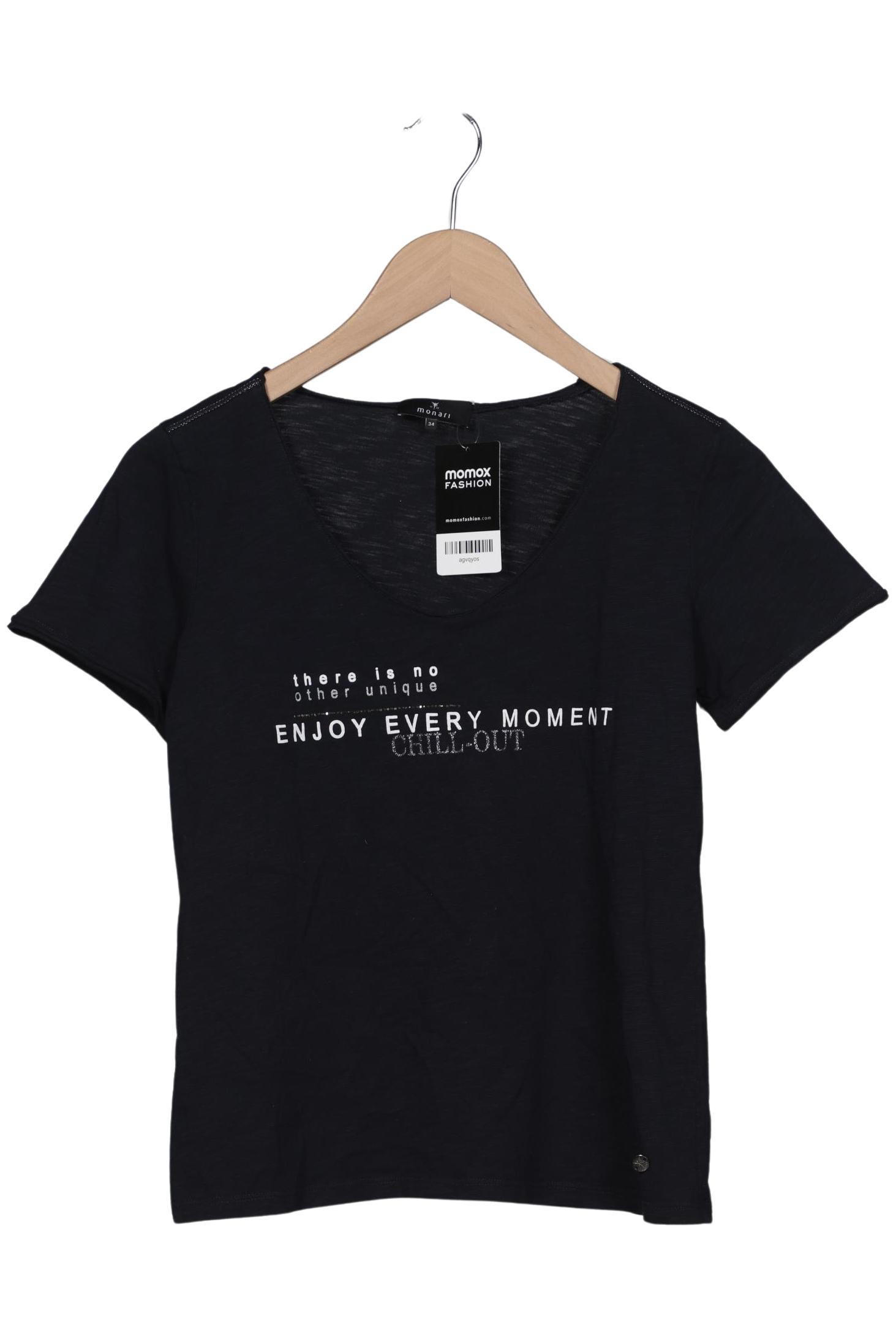 

monari Damen T-Shirt, marineblau, Gr. 34