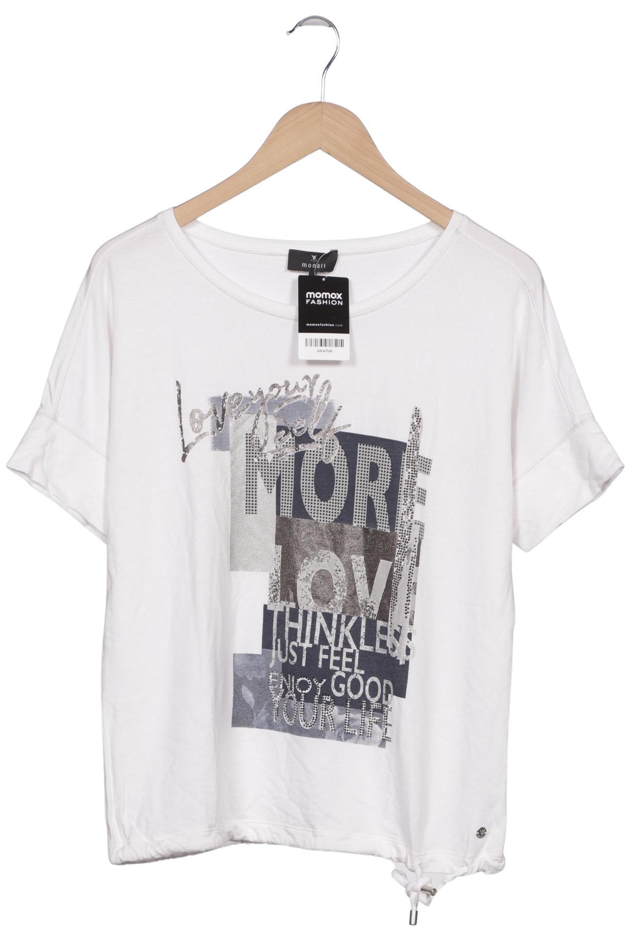 

monari Damen T-Shirt, weiß, Gr. 36