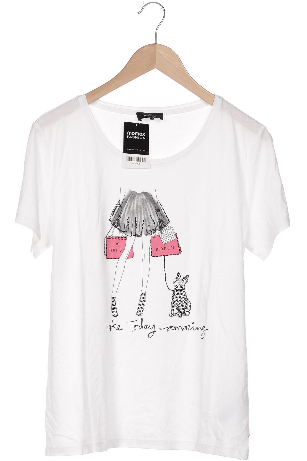 

monari Damen T-Shirt, weiß, Gr. 42