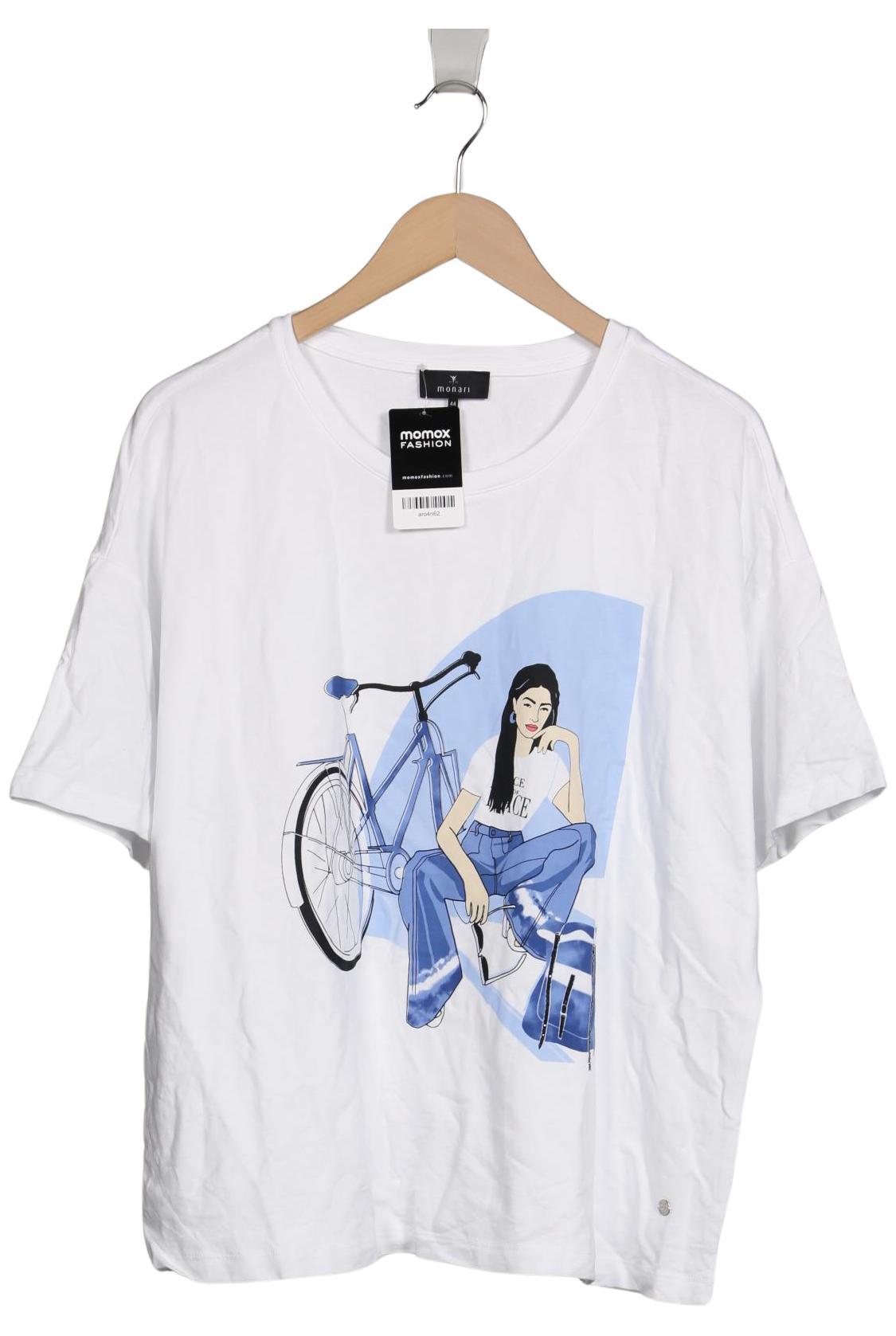 

monari Damen T-Shirt, weiß, Gr. 44