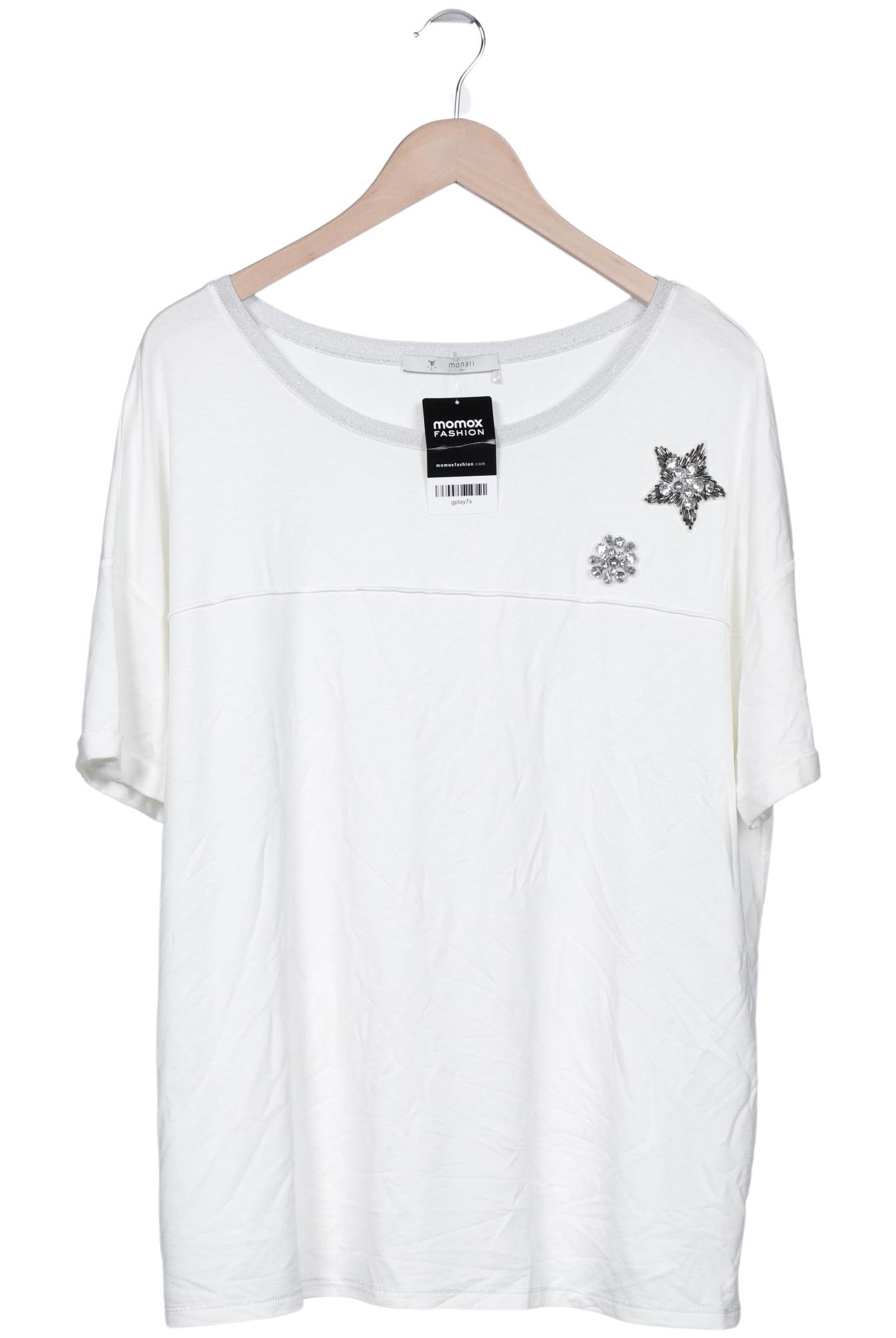 

monari Damen T-Shirt, weiß, Gr. 44